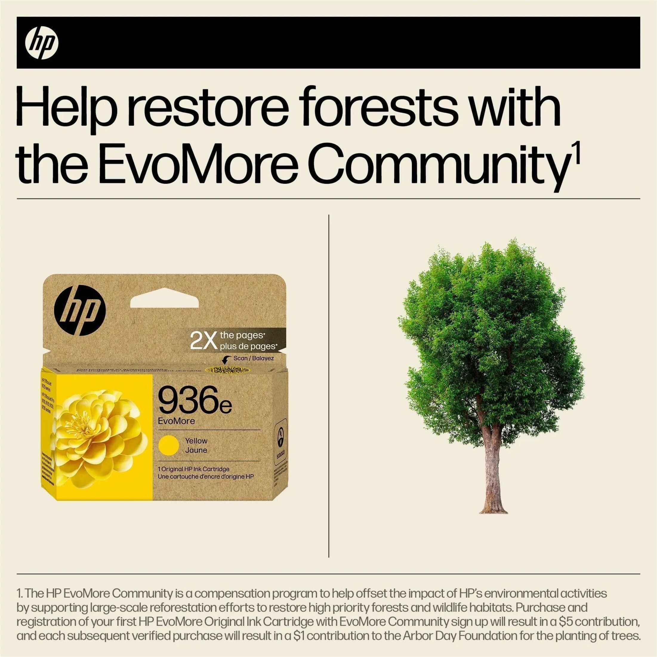 HP EvoMore 936e Original High Yield Inkjet Ink Cartridge - Yellow - 1 Each - 1650 Pages — alternate image4