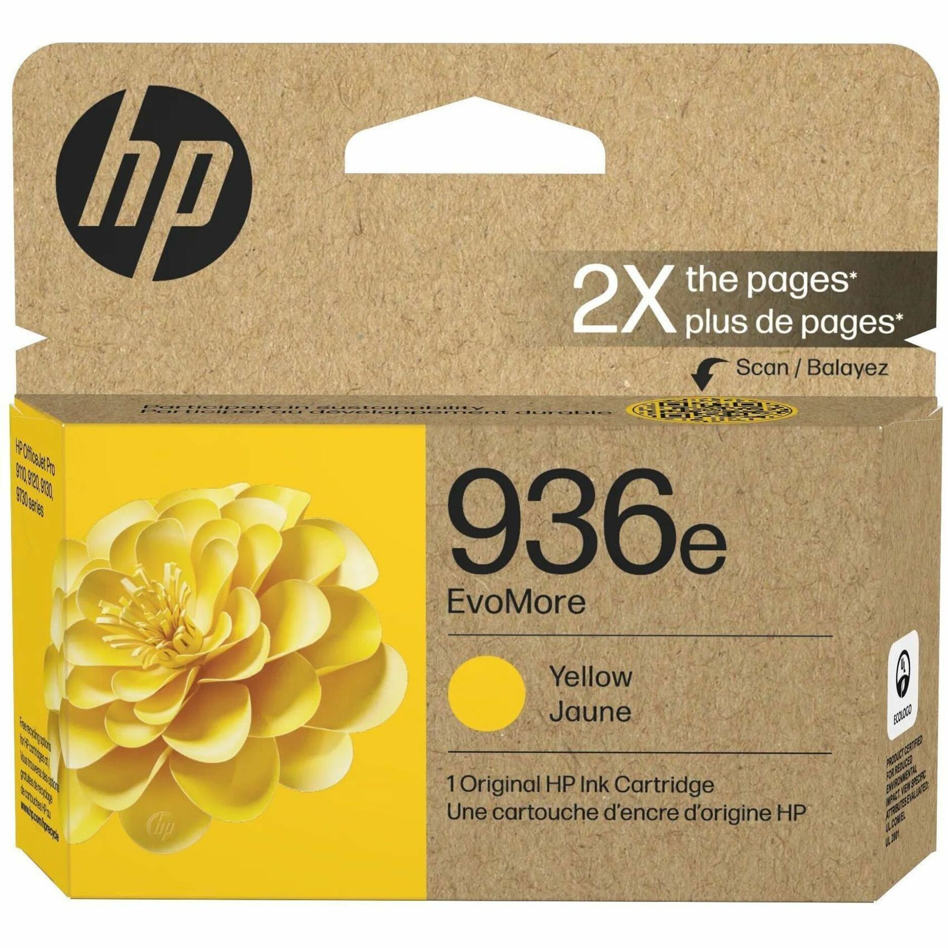 HP EvoMore 936e Original High Yield Inkjet Ink Cartridge