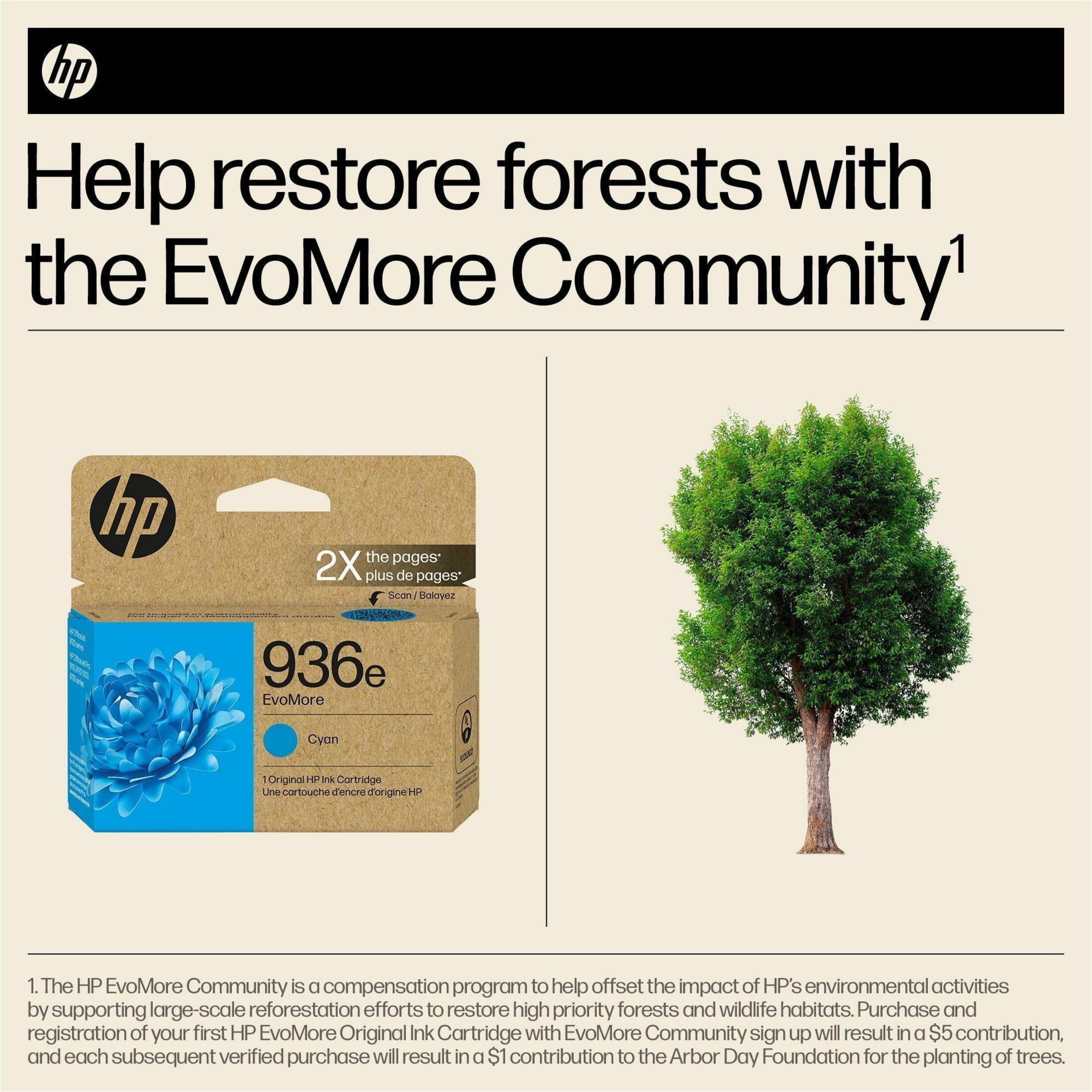 HP EvoMore 936e Original High Yield Inkjet Ink Cartridge - Cyan - 1 Each - 1650 Pages — alternate image3
