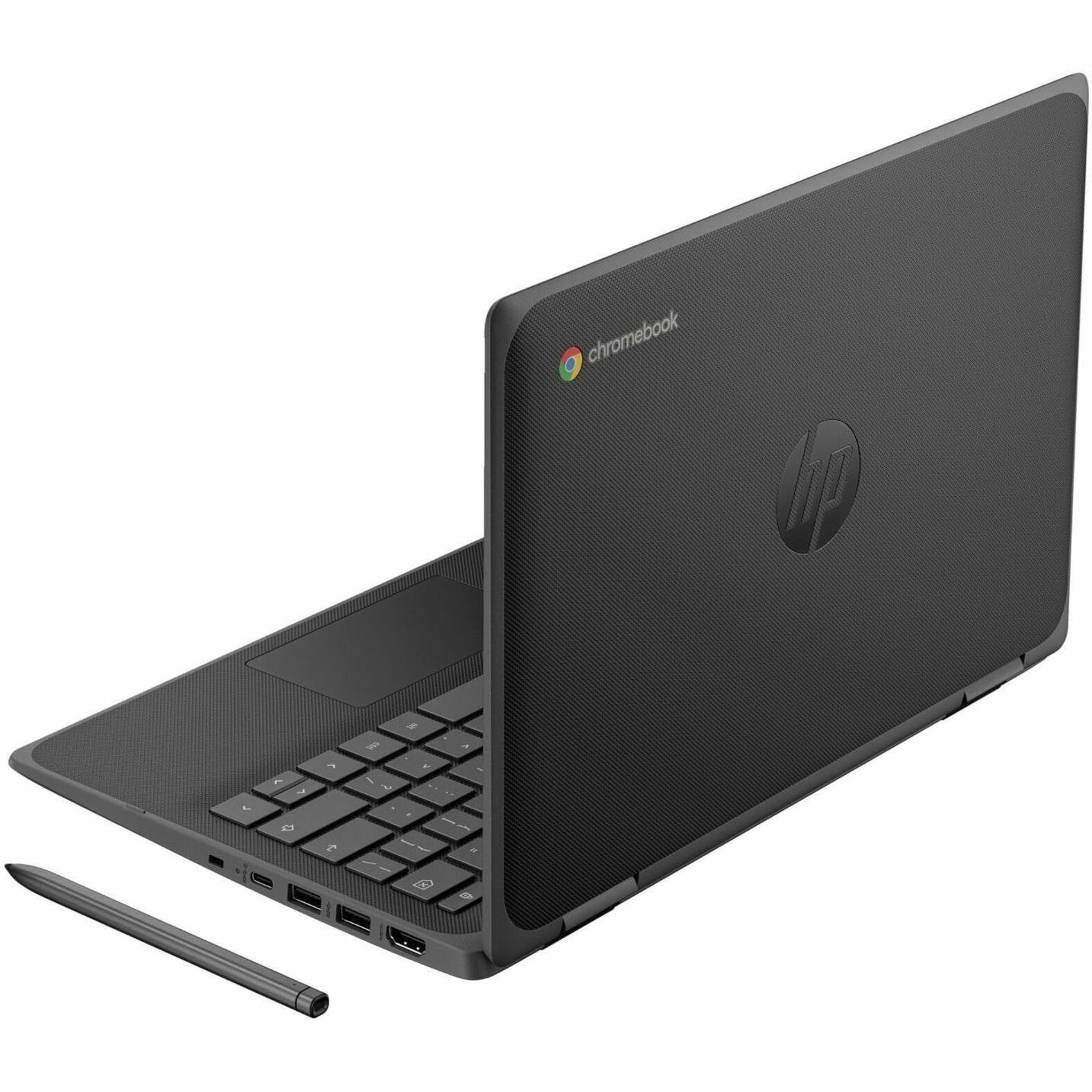 HP Fortis G5 11.6" Touchscreen Convertible 2 in 1 Chromebook - HD - Intel N-Series N200 - 8 GB - 64 GB Flash Memory - English Keyboard - Jack Black - Smart Buy - Intel Chip - 1366 x 768 - ChromeOS - Intel UHD Graphics - BrightView - Front Camera/Webcam - IEEE 802.11ax Wireless LAN Standard — alternate image6