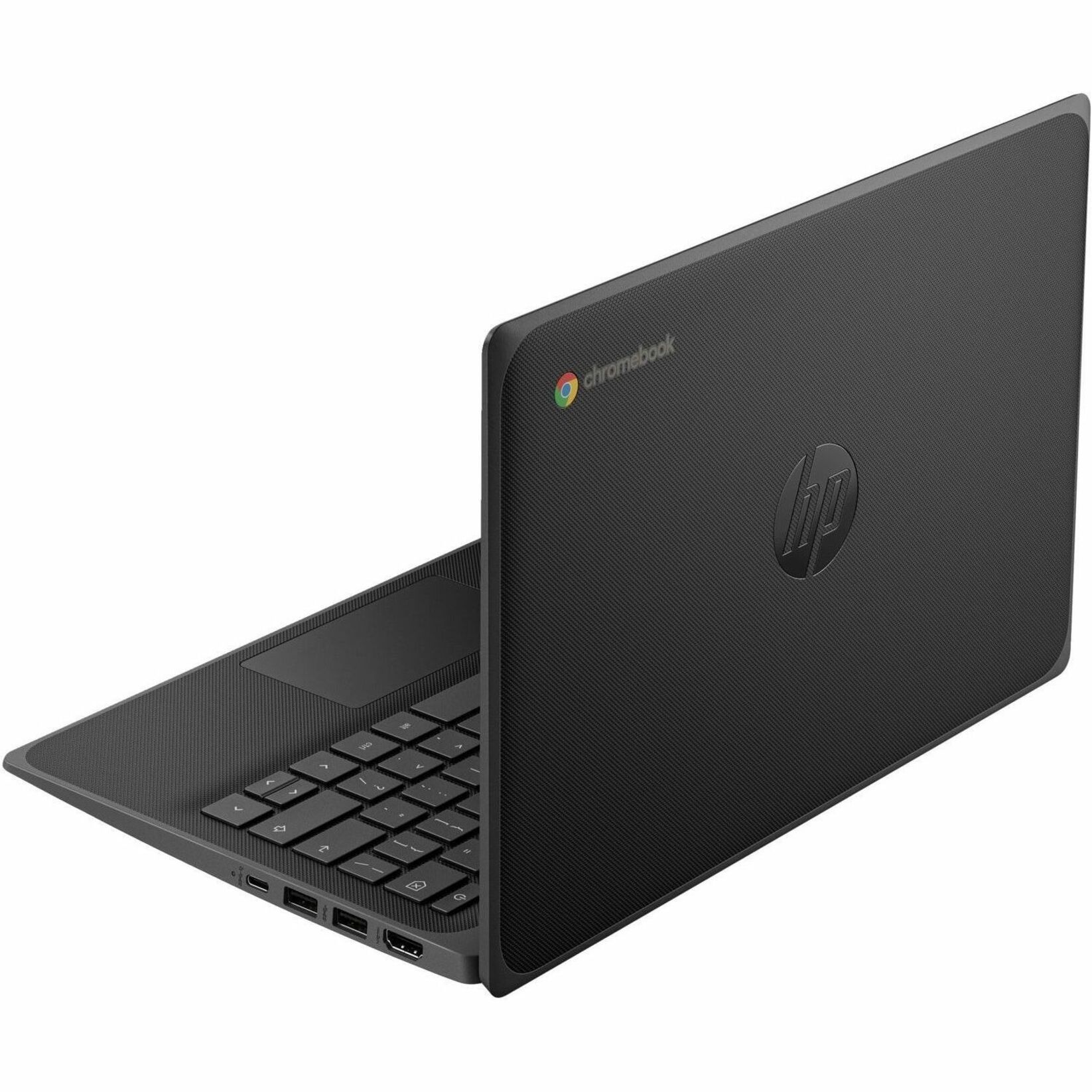 HP Fortis G10 11.6" Touchscreen Chromebook - HD - Intel N-Series N100 - 8 GB - 64 GB Flash Memory - English Keyboard - Jack Black - Smart Buy - Intel Chip - 1366 x 768 - ChromeOS - Intel UHD Graphics - In-plane Switching (IPS) Technology - IEEE 802.11ax Wireless LAN Standard — alternate image1