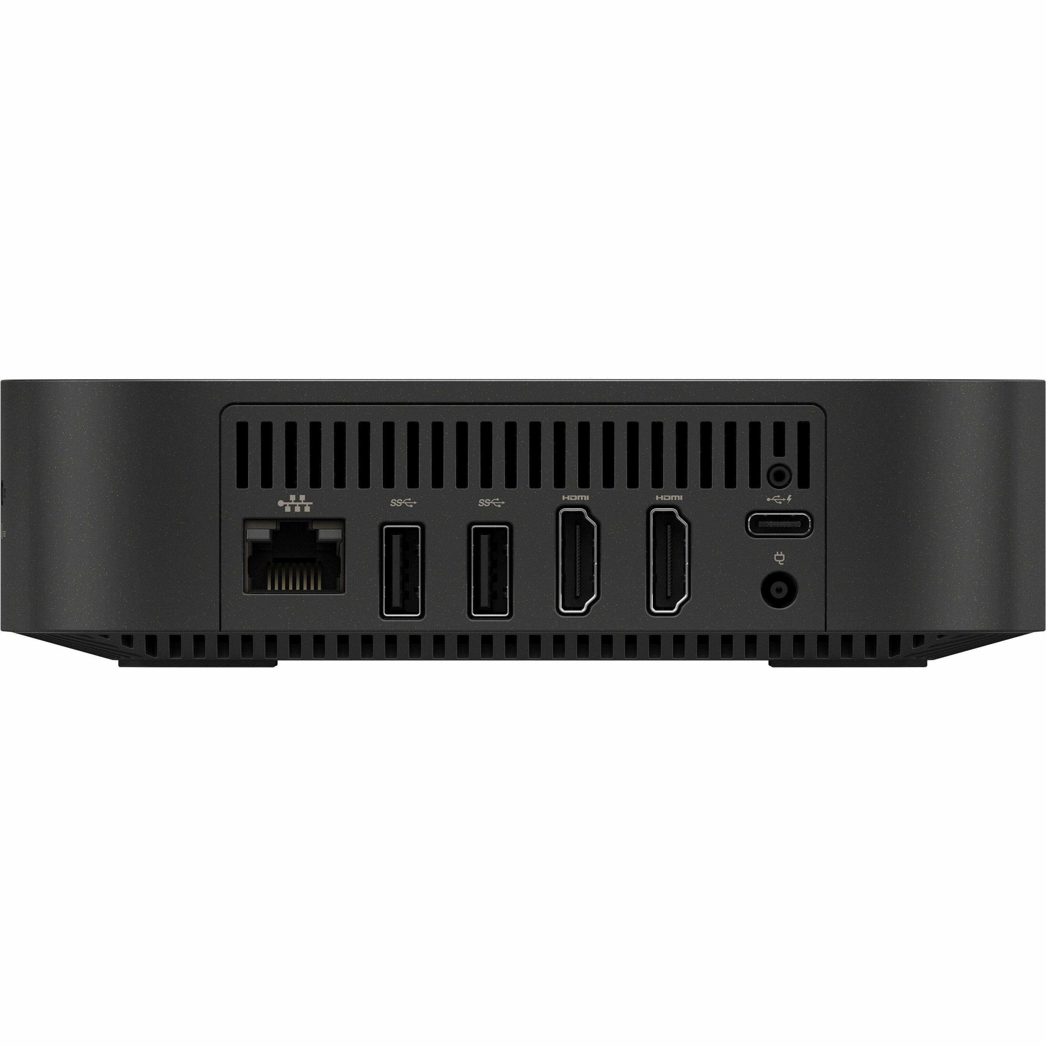 HP Chromebox G4 Chromebox - Intel Core i5 13th Gen i5-1335U - 8 GB - 256 GB SSD - Mini PC - Smart Buy - Intel Chip - ChromeOS - Intel Iris Xe Graphics DDR4 SDRAM - IEEE 802.11ax Wireless LAN - 90 W — rear