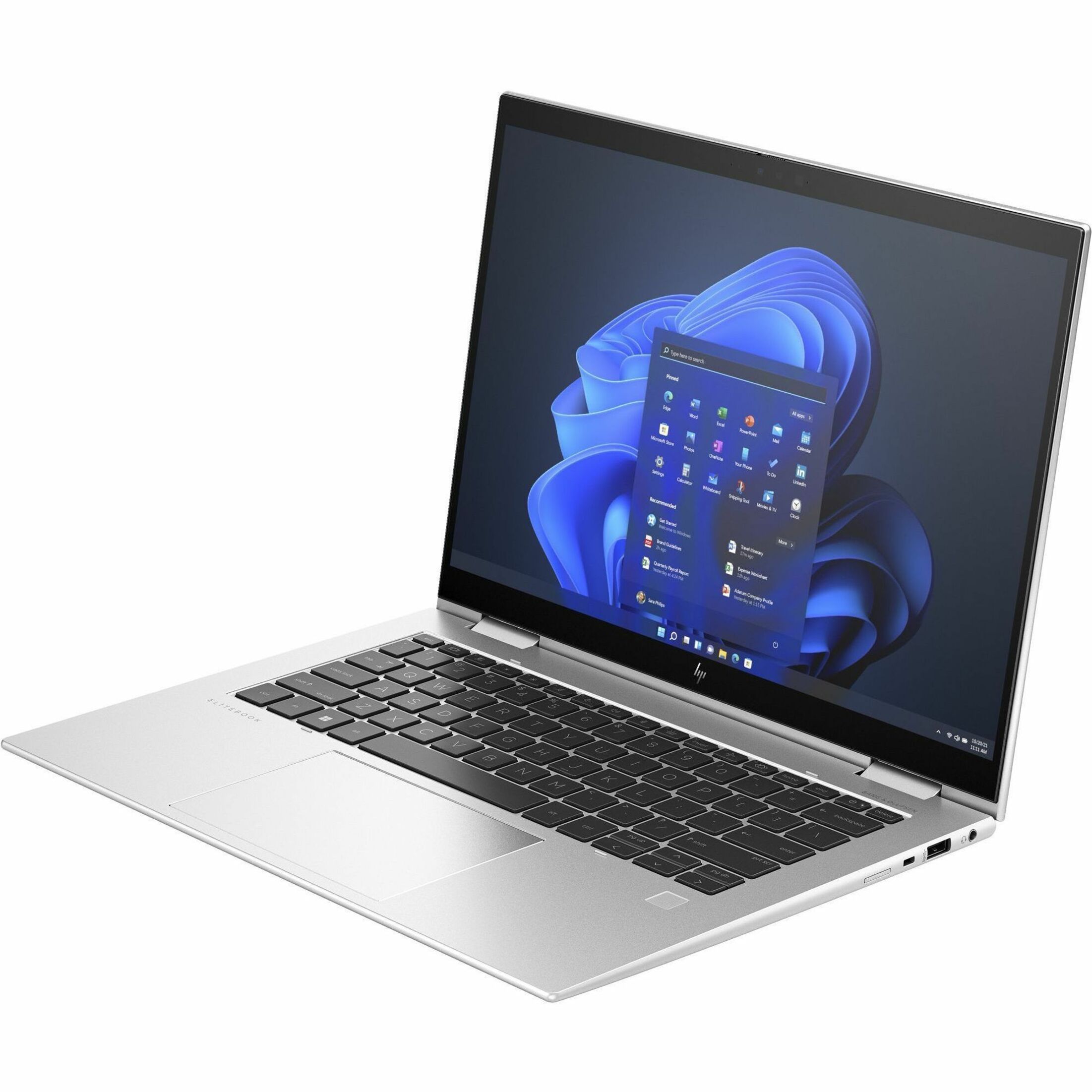 HP Elite x360 1040 G10 14" Touchscreen Convertible 2 in 1 Notebook - WUXGA - 60 Hz - Intel Core i5 13th Gen i5-1335U - 16 GB - 1 TB SSD - Intel Chip - 1920 x 1200 - BrightView - Front Camera/Webcam - IEEE 802.11ax Wireless LAN Standard — alternate image2