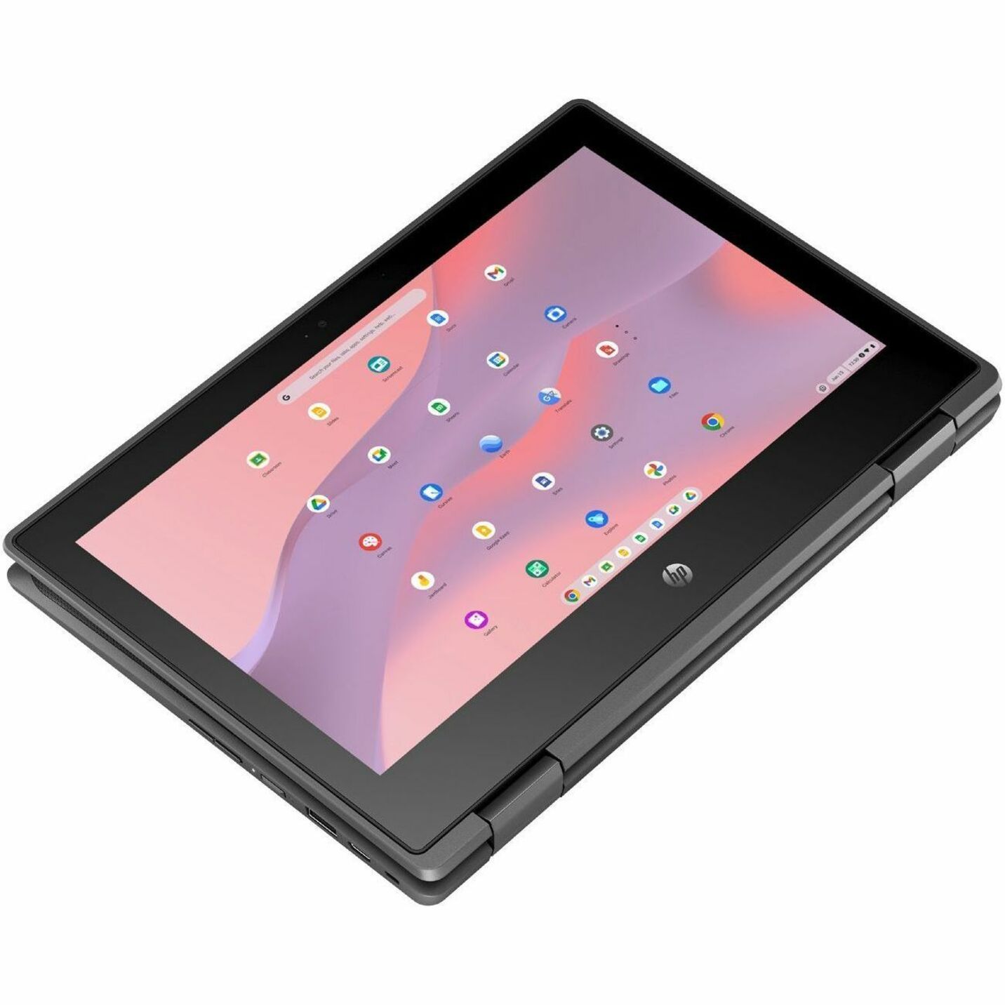 HP Pro x360 Fortis 11 G3 J 11.6" Touchscreen Convertible Chromebook - HD - 60 Hz - Intel Celeron N4500 - 8 GB - 64 GB Flash Memory - Jack Black - Intel Chip - 1366 x 768 - BrightView, In-plane Switching (IPS) Technology - Front Camera/Webcam - 11 Hours Battery Run Time - IEEE 802.11ax Wireless LAN Standard — alternate image4