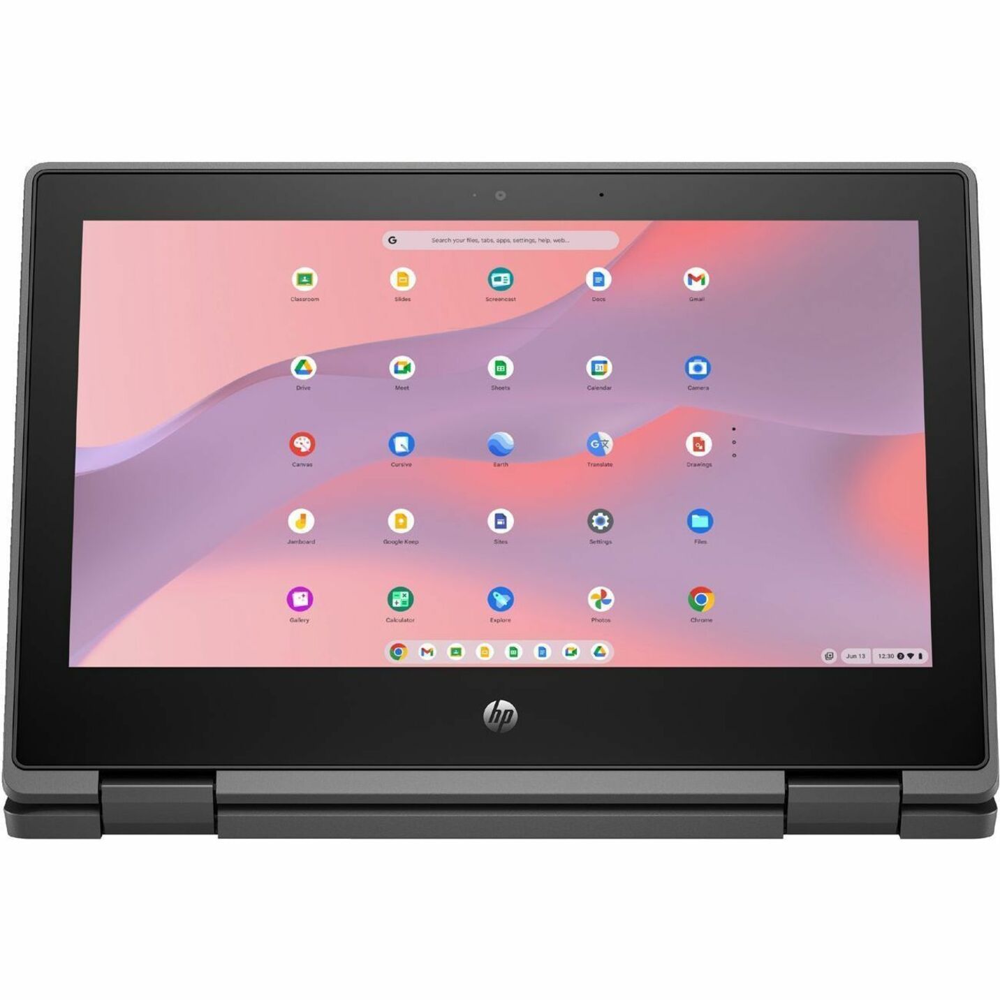 HP Pro x360 Fortis 11 G3 J 11.6" Touchscreen Convertible Chromebook - HD - 60 Hz - Intel Celeron N5100 - 8 GB - 64 GB Flash Memory - Jack Black - Intel Chip - 1366 x 768 - BrightView, In-plane Switching (IPS) Technology - Front Camera/Webcam - 11 Hours Battery Run Time - IEEE 802.11ax Wireless LAN Standard — alternate image3
