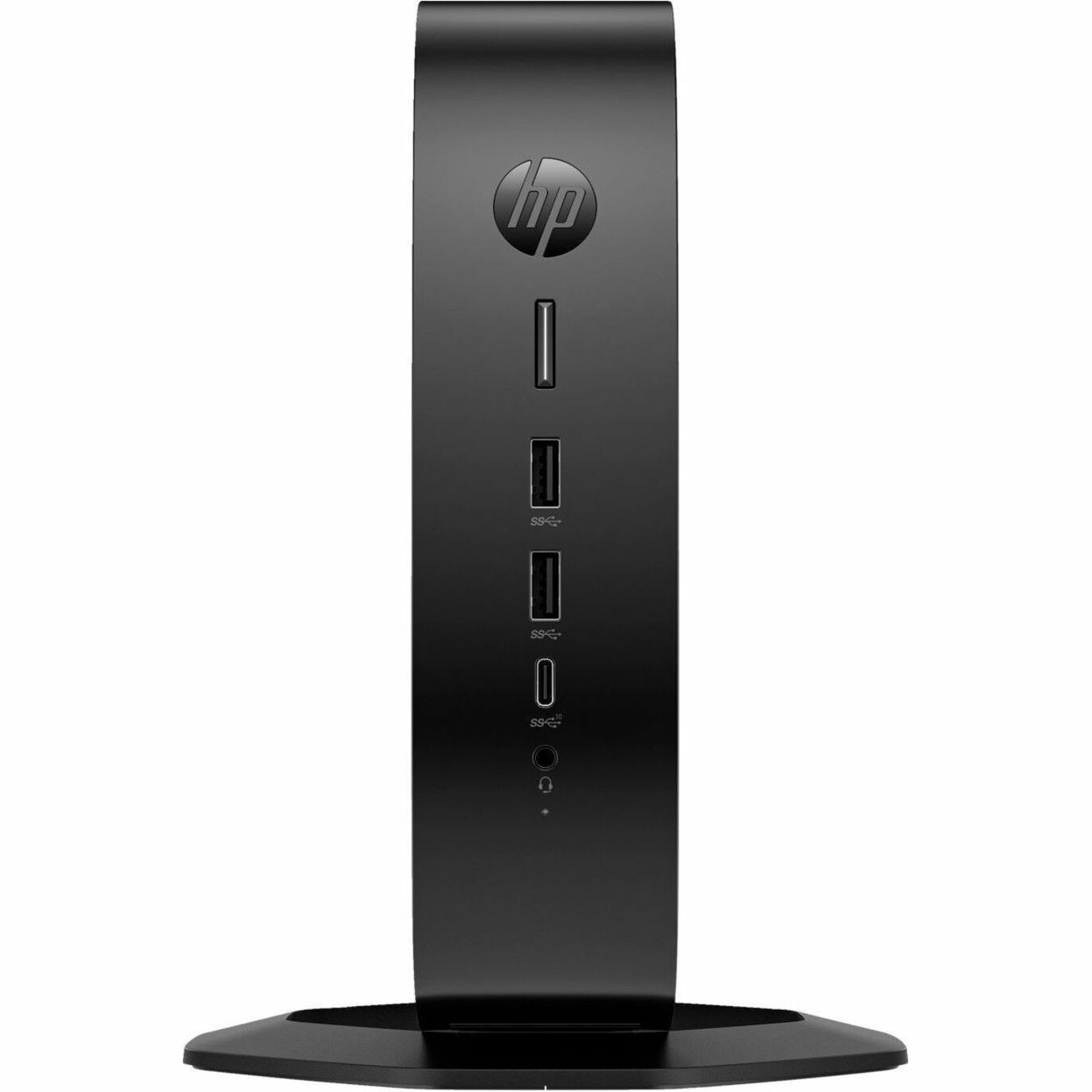 HP Elite t755 Thin Client Ryzen V2546 Hexa-core (6 Core) 3 GHz - TAA Compliant - AMD Chip - 8 GB RAM DDR4 SDRAM - DDR4-3200/PC4-25600 - 256 GB SSD - Gigabit Ethernet - Windows 10 IoT Enterprise LTSC 2021English) - DisplayPort - Network (RJ-45) - 7 Total USB Port(s) - 2 USB 2.0 Port(s) - USB Type-C - English Keyboard - 90 W — alternate image1