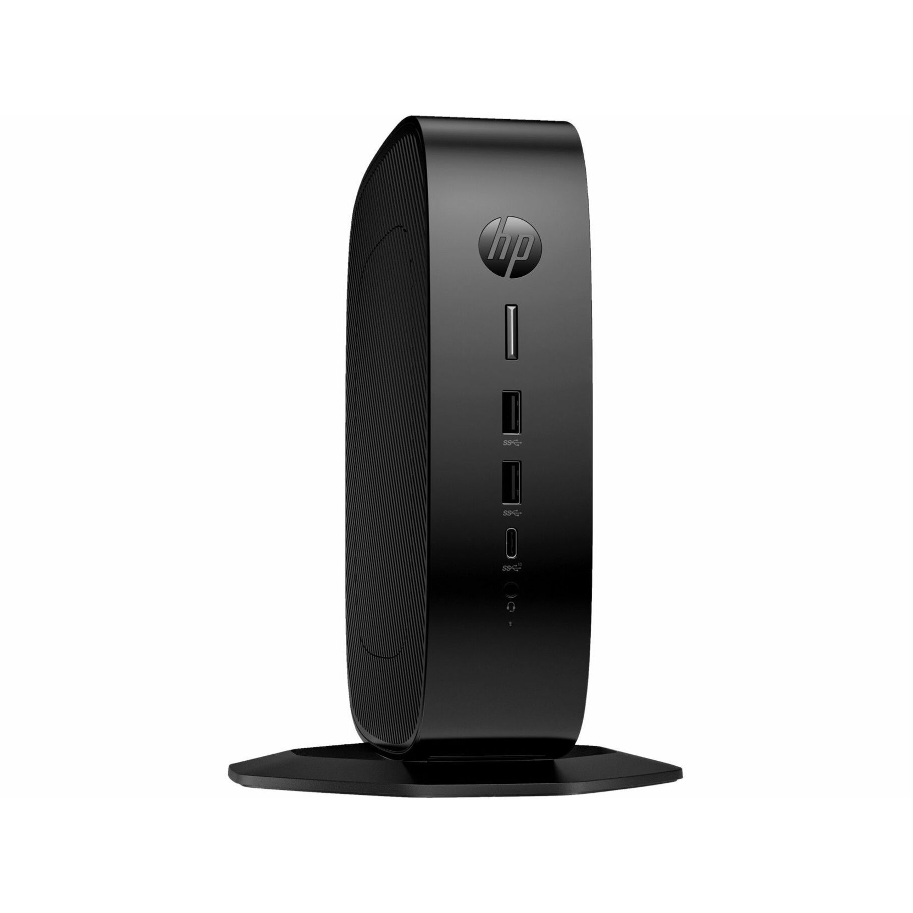 HP Elite t755 Thin Client Ryzen V2546 Hexa-core (6 Core) 3 GHz - TAA Compliant - AMD Chip - 8 GB RAM DDR4 SDRAM - DDR4-3200/PC4-25600 - 256 GB SSD - Gigabit Ethernet - Windows 10 IoT Enterprise LTSC 2021English) - DisplayPort - Network (RJ-45) - 7 Total USB Port(s) - 2 USB 2.0 Port(s) - USB Type-C - English Keyboard - 90 W