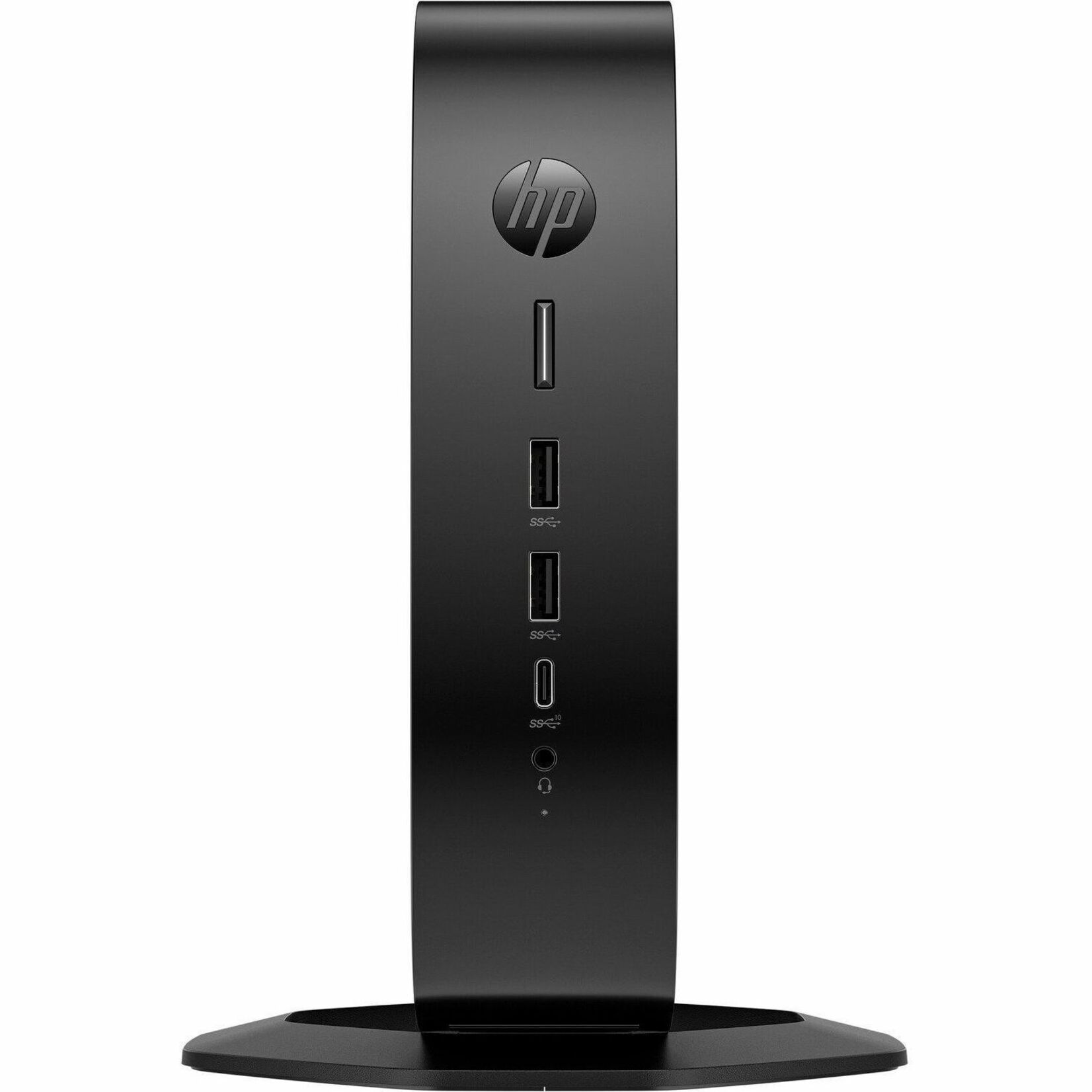HP Elite t755 Thin Client Ryzen V2546 Hexa-core (6 Core) 3 GHz - TAA Compliant - AMD Chip - 16 GB RAM DDR4 SDRAM - DDR4-3200/PC4-25600 - 256 GB SSD - Gigabit Ethernet - Windows 10 IoT Enterprise LTSC 2021English) - IEEE 802.11ax - Bluetooth 5.3 - DisplayPort - Network (RJ-45) - 7 Total USB Port(s) - 2 USB 2.0 Port(s) - USB Type-C - English Keyboard - 90 W