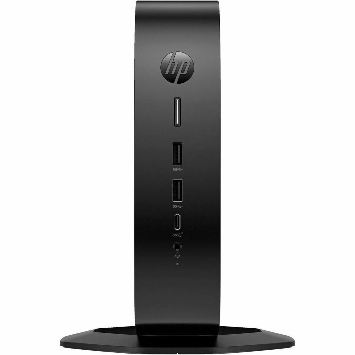 HP Elite t755 Thin Client Ryzen V2546 Hexa-core (6 Core) 3 GHz - TAA Compliant - AMD Chip - 16 GB RAM DDR4 SDRAM - DDR4-3200/PC4-25600 - 256 GB SSD - Gigabit Ethernet - Windows 10 IoT Enterprise LTSC 2021 - DisplayPort - Network (RJ-45) - 7 Total USB Port(s) - 2 USB 2.0 Port(s) - USB Type-C - 90 W — alternate image1