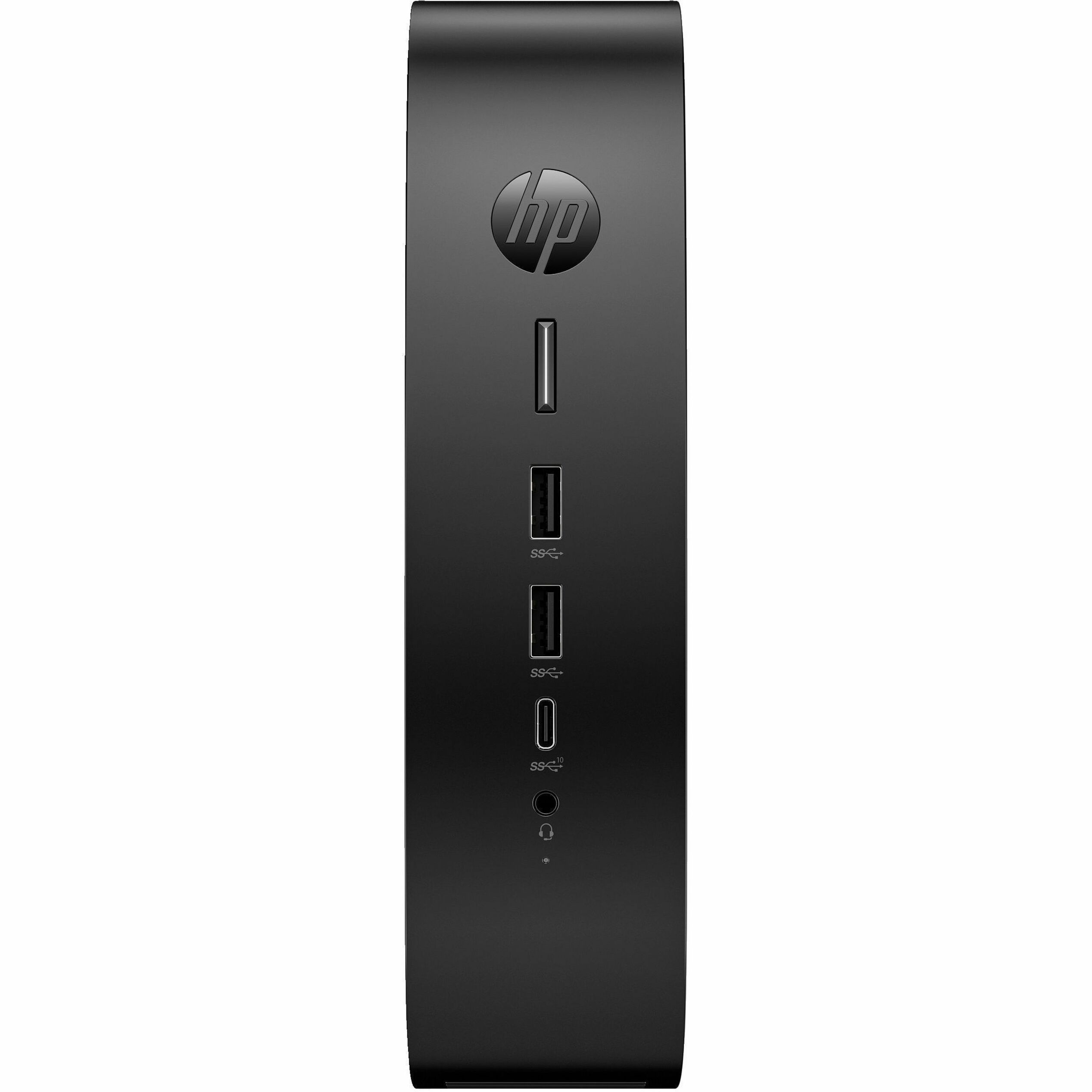 HP Elite t755 Thin Client Ryzen V2546 Hexa-core (6 Core) 3 GHz - TAA Compliant - AMD Chip - 16 GB RAM DDR4 SDRAM - DDR4-3200/PC4-25600 - 256 GB SSD - Gigabit Ethernet - Windows 10 IoT Enterprise - IEEE 802.11ax - Bluetooth 5.3 - DisplayPort - Network (RJ-45) - 7 Total USB Port(s) - 2 USB 2.0 Port(s) - USB Type-C - 90 W — alternate image1