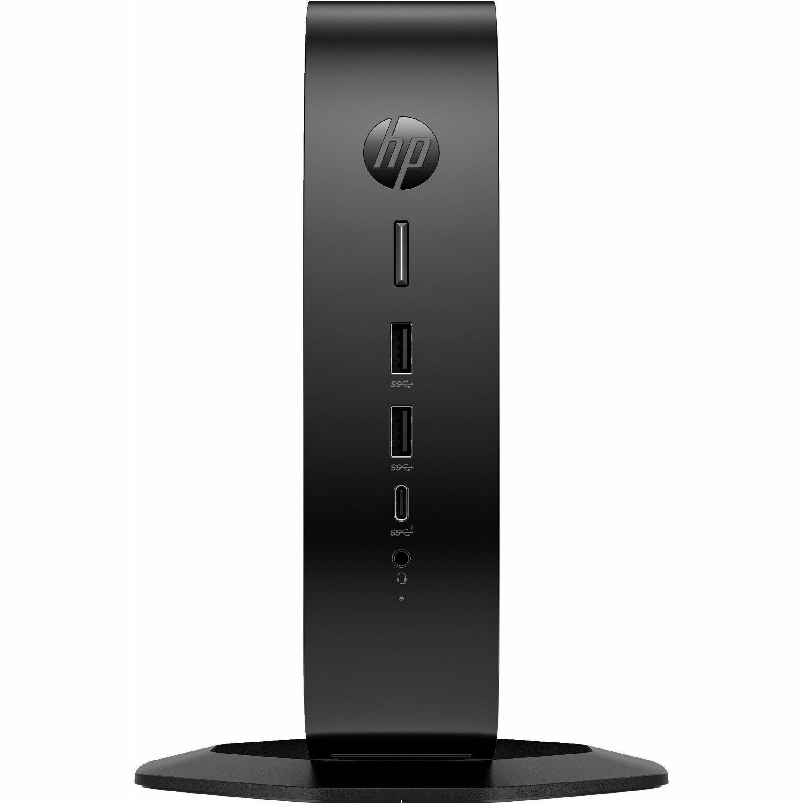 HP Elite t755 Thin Client Ryzen V2546 Hexa-core (6 Core) 3 GHz - TAA Compliant - AMD Chip - 8 GB RAM DDR4 SDRAM - DDR4-3200/PC4-25600 - 32 GB Flash - Gigabit Ethernet - HP Smart Zero Core - IEEE 802.11ax - Bluetooth 5.3 - DisplayPort - Network (RJ-45) - 7 Total USB Port(s) - 2 USB 2.0 Port(s) - USB Type-C - 90 W — alternate image1