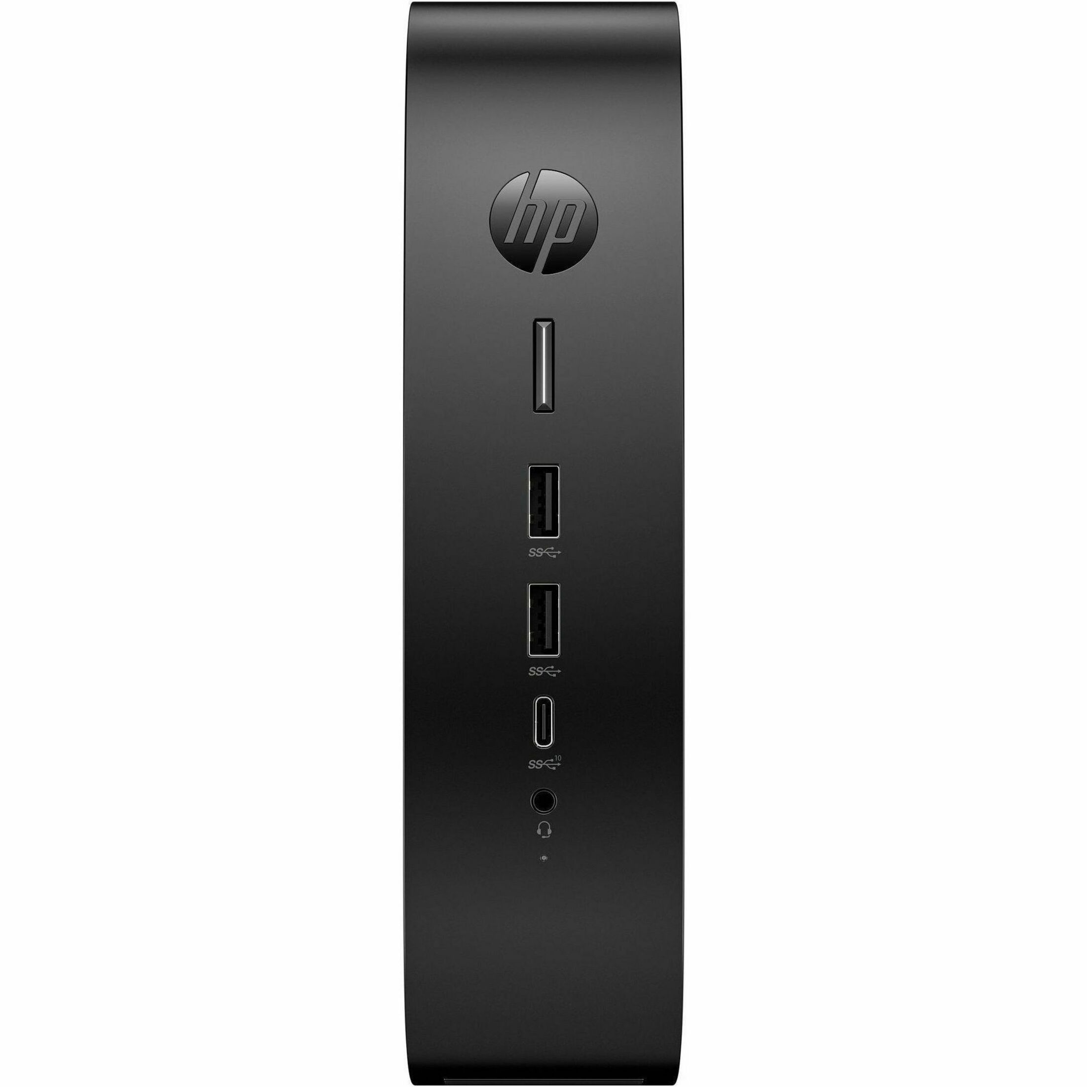 HP Elite t755 Thin Client - AMD Ryzen Embedded V2546 Hexa-core (6 Core) 3 GHz - AMD Chip - 8 GB RAM DDR4 SDRAM - DDR4-3200/PC4-25600 - 32 GB Flash - AMD Radeon RX 6300 Graphics - Gigabit Ethernet - HP ThinPro - DisplayPort - Network (RJ-45) - 7 Total USB Port(s) - 2 USB 2.0 Port(s) - USB Type-C - 90 W