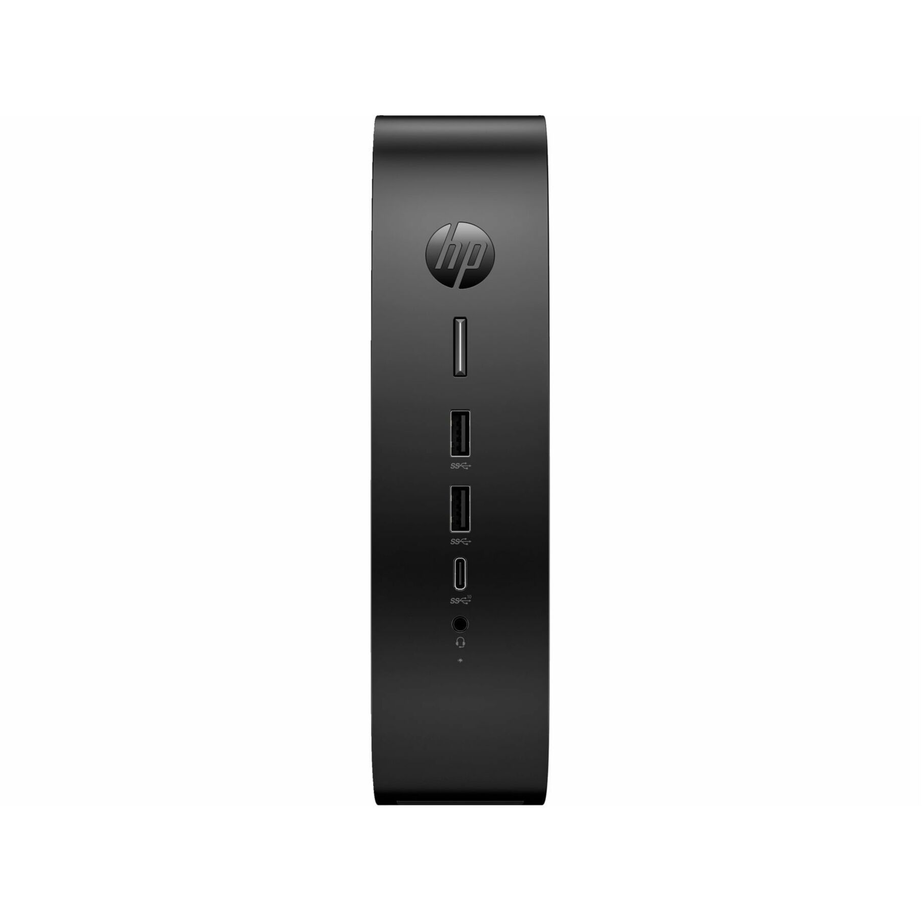 HP Elite t755 Thin Client Ryzen V2546 Hexa-core (6 Core) 3 GHz - TAA Compliant - AMD Chip - 8 GB RAM DDR4 SDRAM - DDR4-3200/PC4-25600 - 256 GB SSD - Gigabit Ethernet - Windows 10 IoT Enterprise - IEEE 802.11ax - Bluetooth 5.3 - DisplayPort - Network (RJ-45) - 7 Total USB Port(s) - 2 USB 2.0 Port(s) - USB Type-C - 90 W