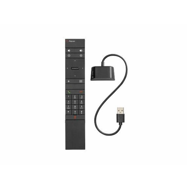 Poly IR Remote Control (9U5E2AA) - For Codec - Infrared - BatteryBlack - 1
