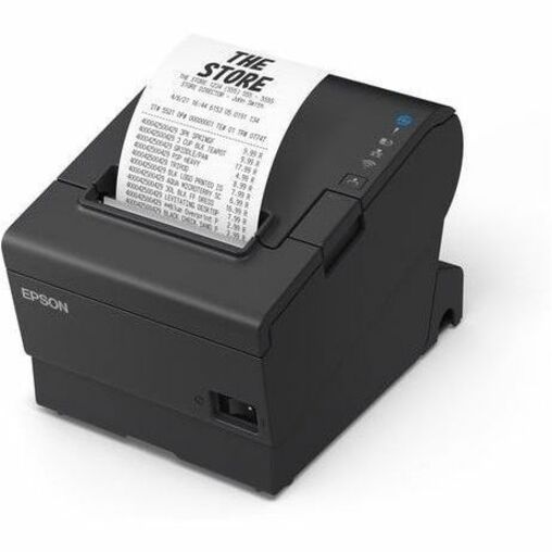 HP Hospitality, Retail, Business Direct Thermal Printer - Monochrome - Portable - Receipt Print - USB - Serial - With Cutter - Black - 19.69 in/s Mono - 180 x 180 dpi - 3.15" Width - For PC, Android — alternate image1