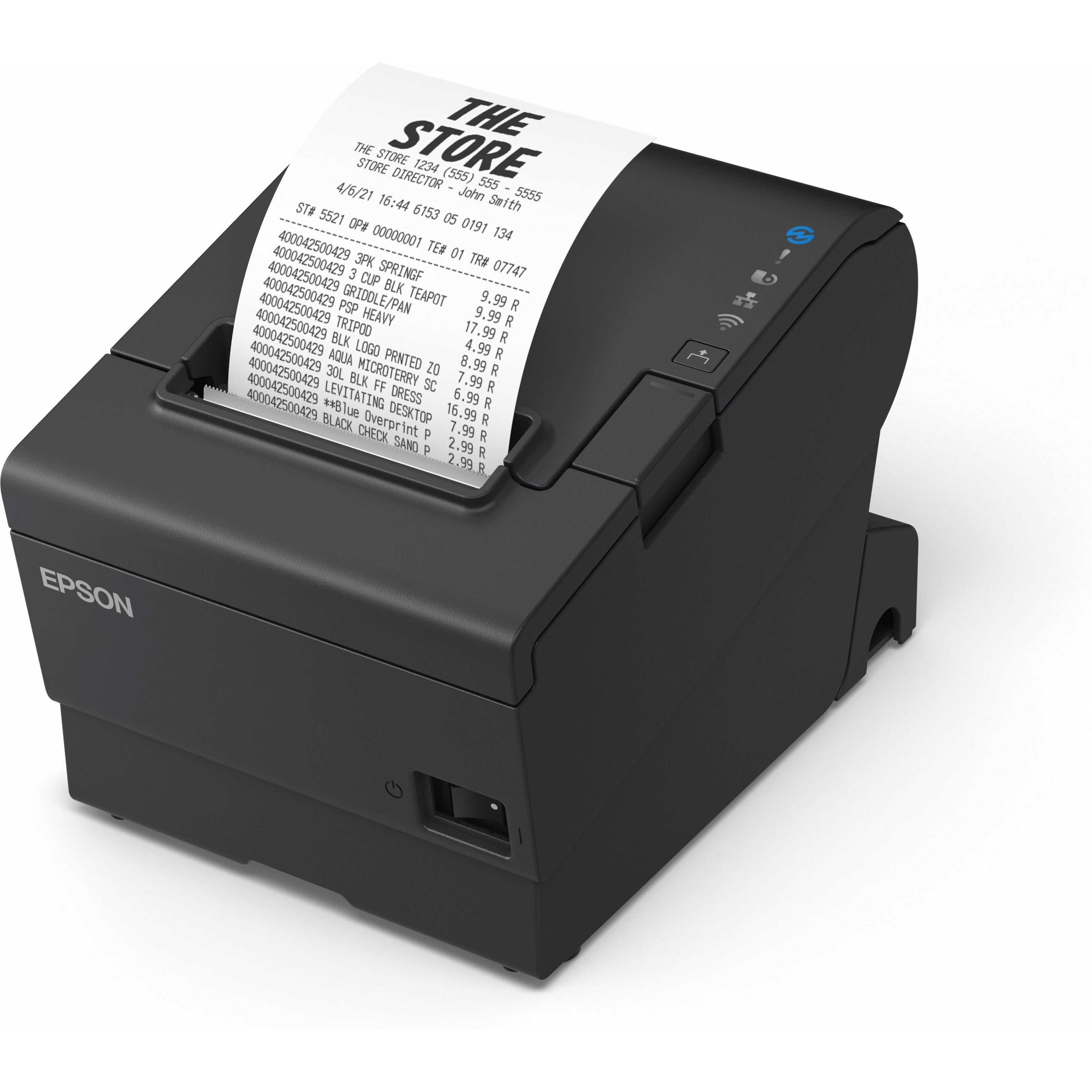 HP Hospitality, Retail, Business Direct Thermal Printer - Monochrome - Portable - Receipt Print - USB - Serial - With Cutter - Black - 19.69 in/s Mono - 180 x 180 dpi - 3.15" Width - For PC, Android
