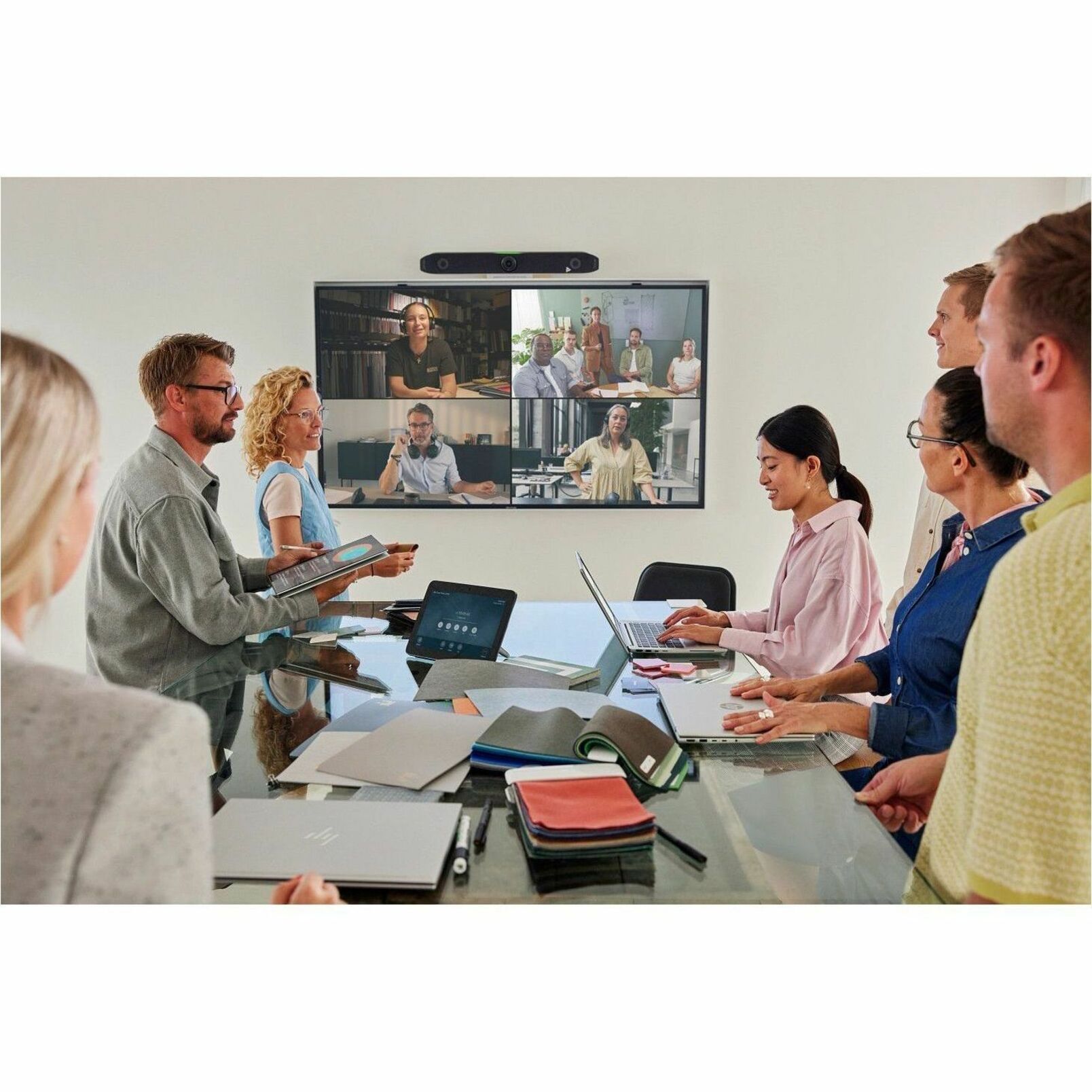 Poly TC10 Black Touch Controller GSA/TAA - For Video Conferencing, Meeting Space, Audio Conferencing - 1 x Network (RJ-45) - Wall Mountable, Tabletop, Standalone - TAA Compliant — alternate image4