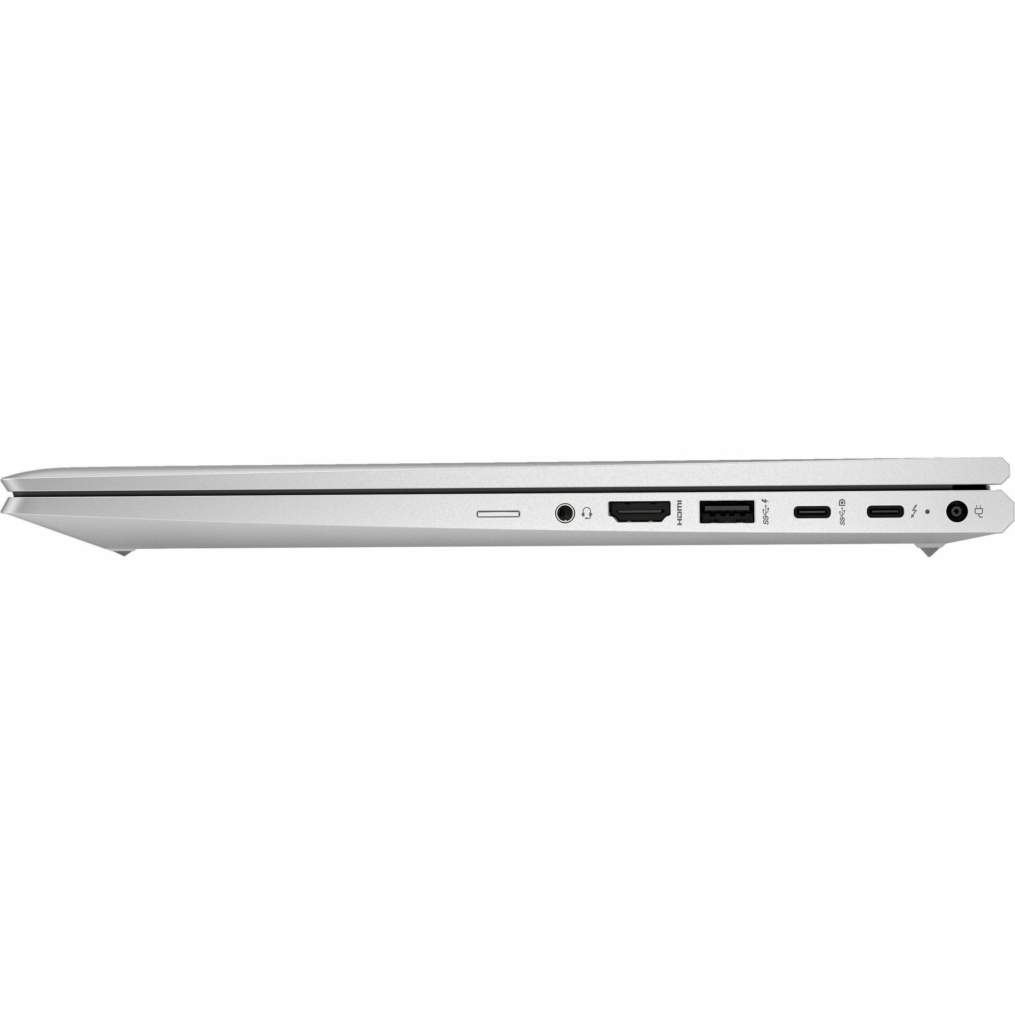HP EliteBook 650 G10 15.6" Notebook - Full HD - 60 Hz - Intel Core i5 13th Gen i5-1345U - 16 GB - 1 TB SSD - Pike Silver Aluminum - Intel Chip - 1920 x 1080 - In-plane Switching (IPS) Technology - Front Camera/Webcam - IEEE 802.11ax Wireless LAN Standard — left
