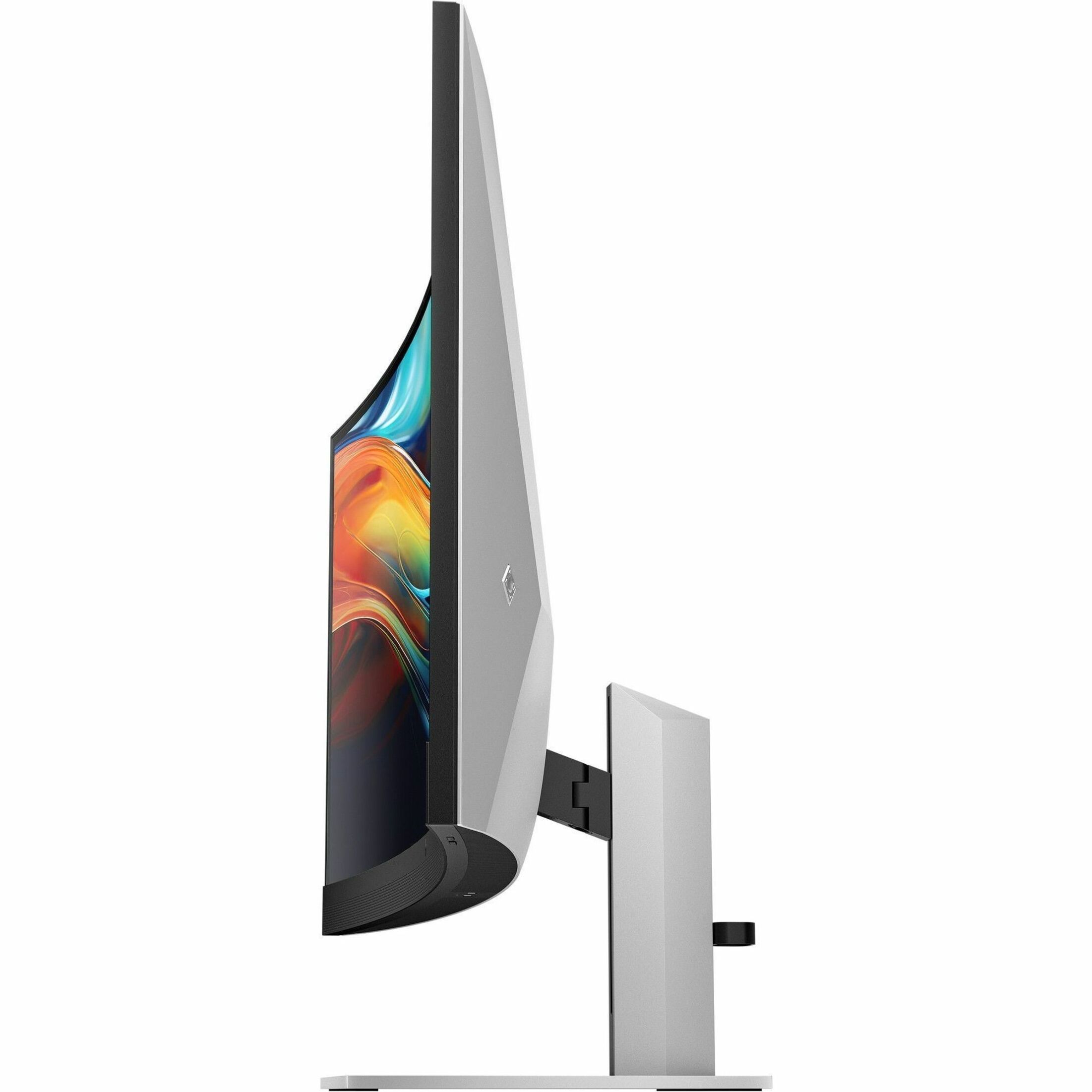 HP 740pm 40" Class Webcam 5K2K WUHD Curved Screen LED Monitor - 21:9 - Black, Silver - 39.7" Viewable - In-plane Switching (IPS) Technology - Edge LED Backlight - 5120 x 2160 - 1.07 Billion Colors - 300 Nit - 5 ms - 60 Hz Refresh Rate - Speakers - Swivel, Height, Tilt - HDMI - DisplayPort - VESA Mount Compatible - USB Hub — left