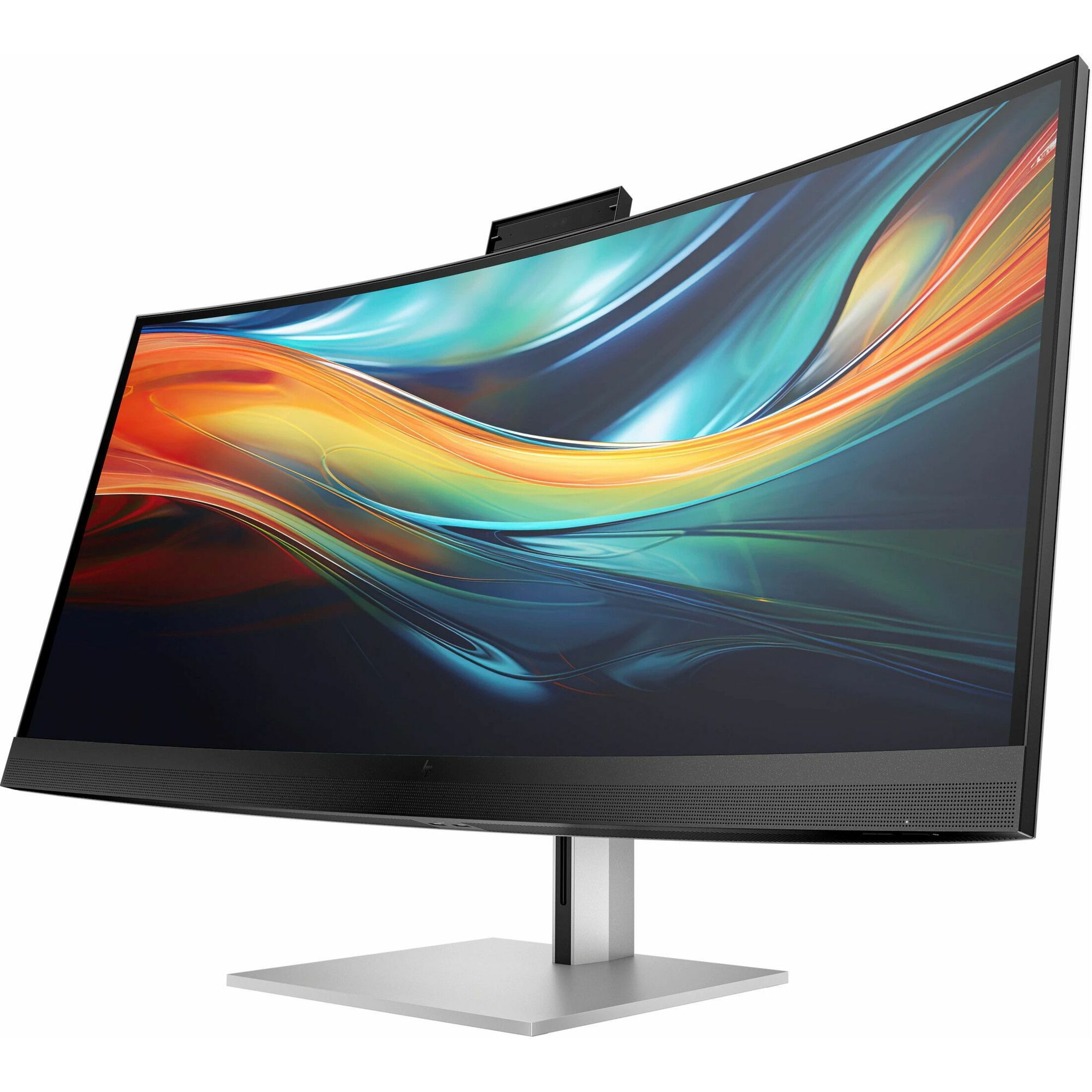 HP 740pm 40" Class Webcam 5K2K WUHD Curved Screen LED Monitor - 21:9 - Black, Silver - 39.7" Viewable - In-plane Switching (IPS) Technology - Edge LED Backlight - 5120 x 2160 - 1.07 Billion Colors - 300 Nit - 5 ms - 60 Hz Refresh Rate - Speakers - Swivel, Height, Tilt - HDMI - DisplayPort - VESA Mount Compatible - USB Hub