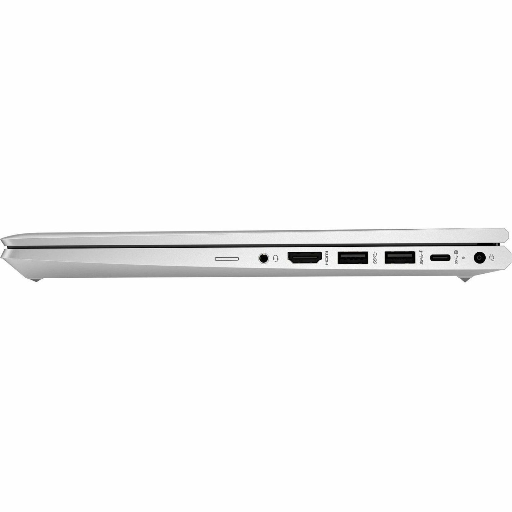 HP ProBook 445 G10 14" Notebook - Full HD - 60 Hz - AMD Ryzen 5 7530U - 16 GB - 256 GB SSD - AMD Chip - 1920 x 1080 - In-plane Switching (IPS) Technology - Front Camera/Webcam - IEEE 802.11ax Wireless LAN Standard — leftmaximum