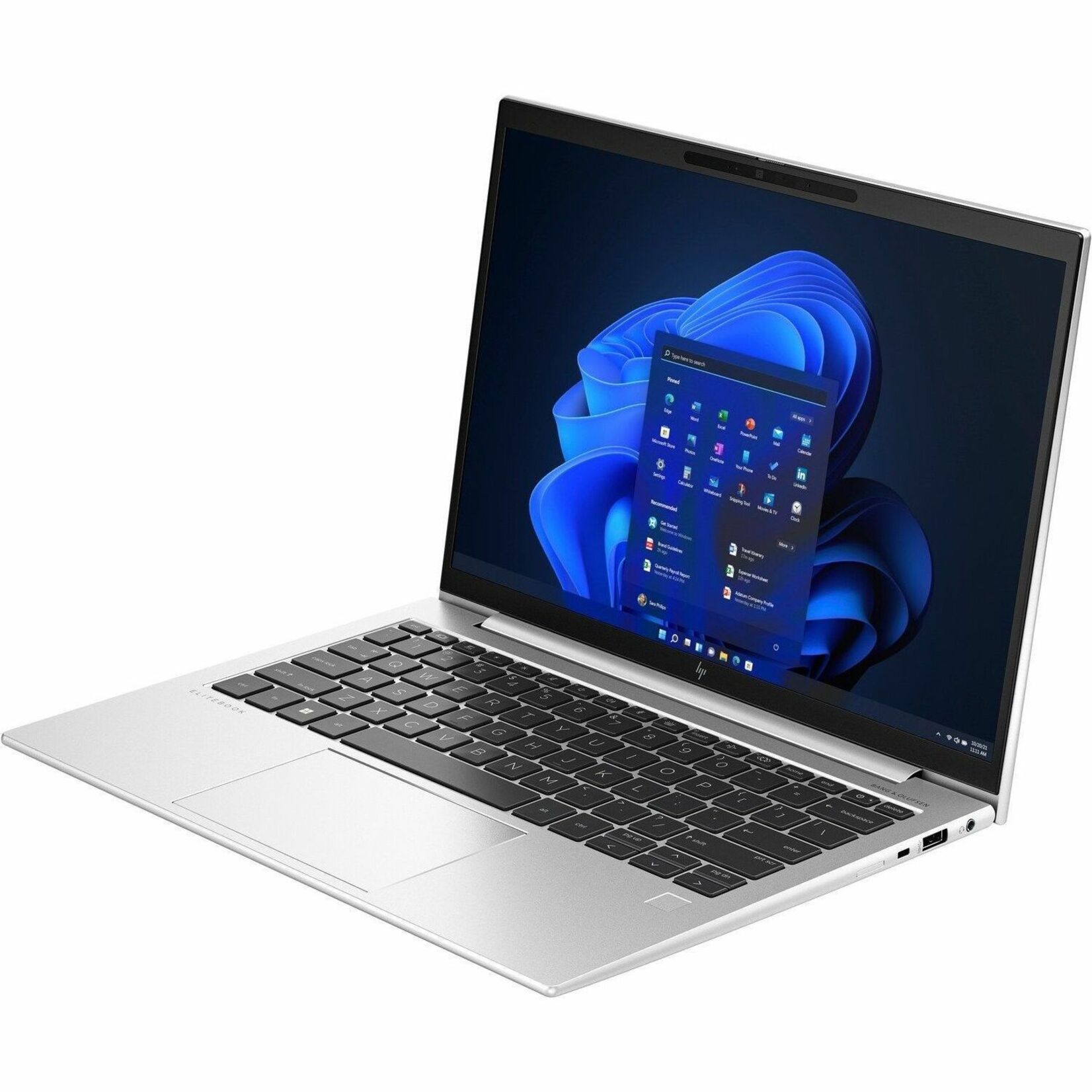 HP EliteBook 830 G10 13.3" Notebook - WUXGA - 60 Hz - Intel Chip - 1920 x 1200 - In-plane Switching (IPS) Technology - Front Camera/Webcam - IEEE 802.11ax Wireless LAN Standard — alternate image2