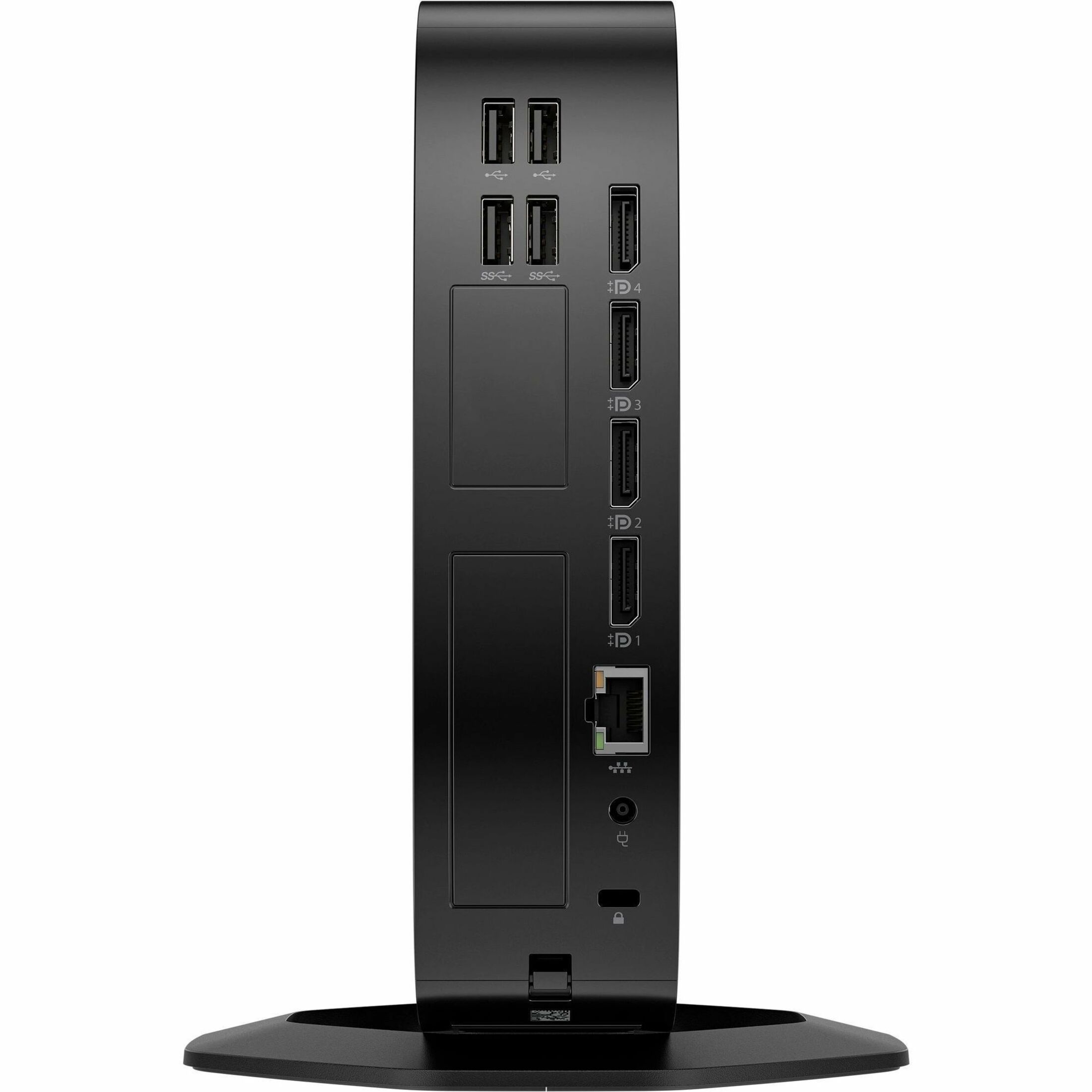 HP Elite t755 Thin Client Ryzen V2546 Hexa-core (6 Core) 3 GHz - TAA Compliant - AMD Chip - 8 GB RAM DDR4 SDRAM - DDR4-3200/PC4-25600 - 32 GB Flash - Gigabit Ethernet - IGEL OS - DisplayPort - Network (RJ-45) - 7 Total USB Port(s) - 2 USB 2.0 Port(s) - USB Type-C - 90 W — rearmaximum