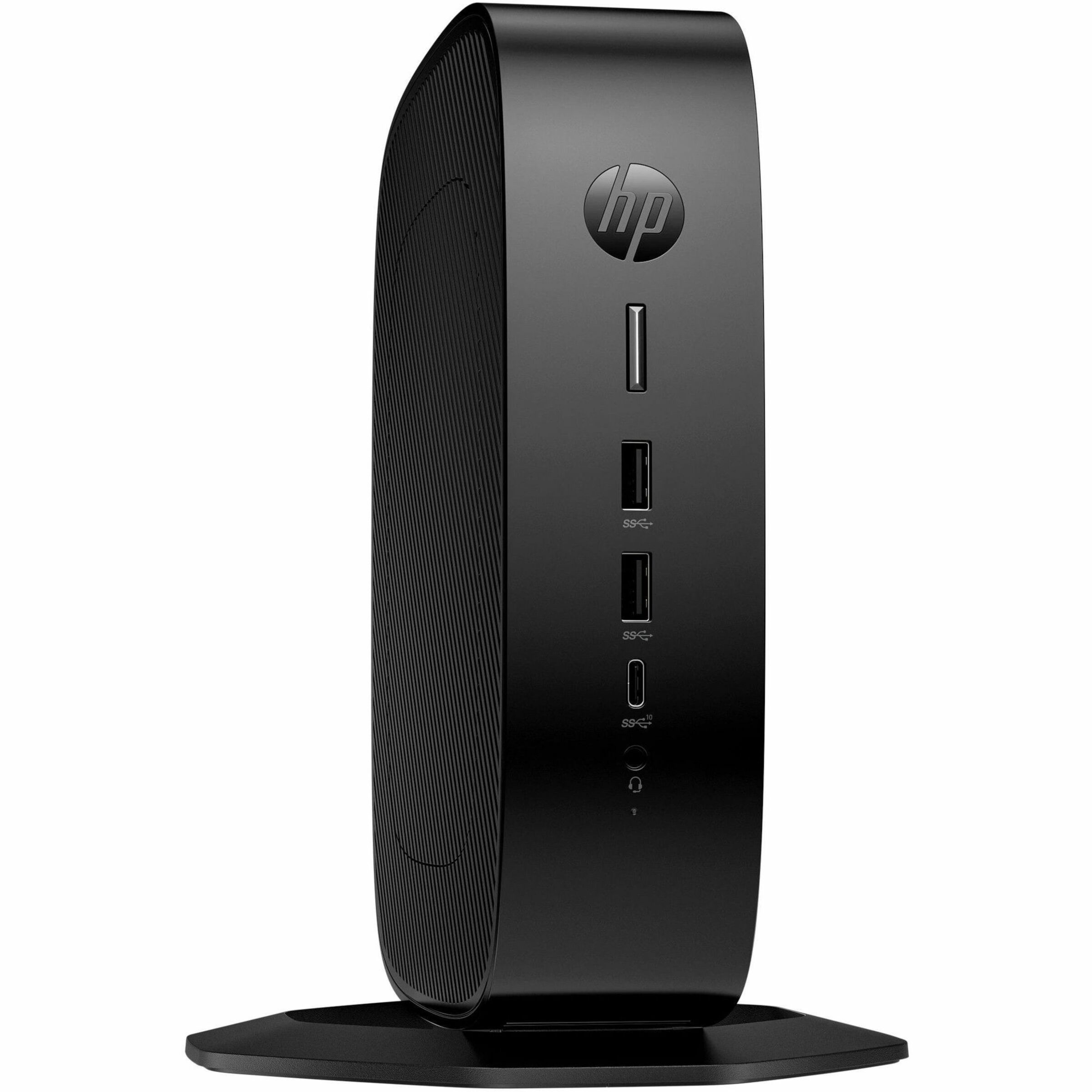 HP Elite t755 Thin Client Ryzen V2546 Hexa-core (6 Core) 3 GHz - TAA Compliant - AMD Chip - 8 GB RAM DDR4 SDRAM - DDR4-3200/PC4-25600 - 32 GB Flash - Gigabit Ethernet - IGEL OS - IEEE 802.11ax - Bluetooth 5.3 - DisplayPort - Network (RJ-45) - 7 Total USB Port(s) - 2 USB 2.0 Port(s) - USB Type-C - 90 W — right