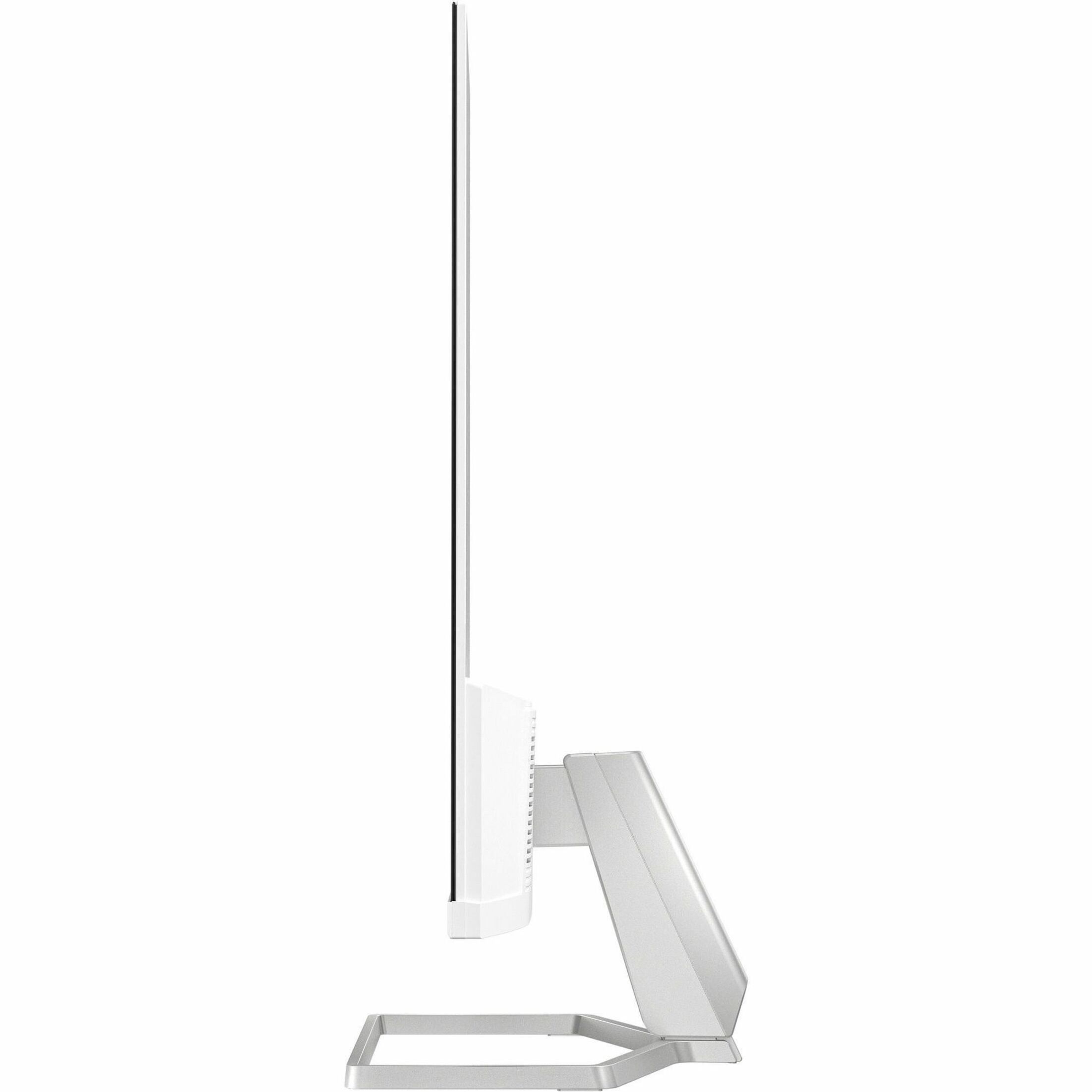 HP 527sa 27" Class Full HD LED Monitor - 16:9 - White - 27" Viewable - In-plane Switching (IPS) Technology - Edge LED Backlight - 1920 x 1080 - 16.7 Million Colors - 300 Nit - 5 ms - 100 Hz Refresh Rate - Speakers - HDMI - VGA — left