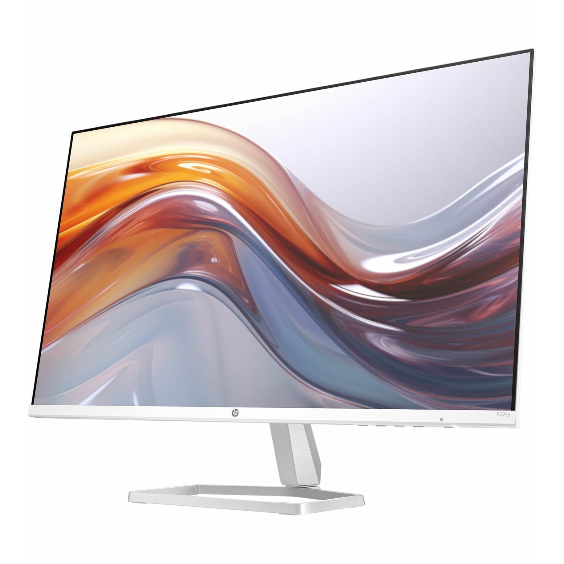 HP 527sa 27" Class Full HD LED Monitor - 16:9 - White - 27" Viewable - In-plane Switching (IPS) Technology - Edge LED Backlight - 1920 x 1080 - 16.7 Million Colors - 300 Nit - 5 ms - 100 Hz Refresh Rate - Speakers - HDMI - VGA
