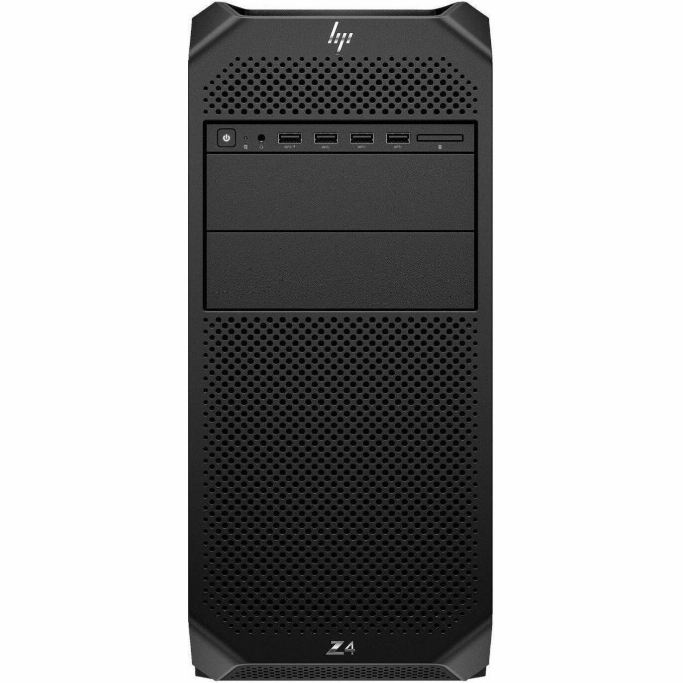 HP Z4 G5 Workstation - Xeon w5-2465X - 256 GB - Tower - Black - Intel W790 Chip - Serial ATA Controller - 0, 1, 5, 10 RAID Levels - Gigabit Ethernet — front