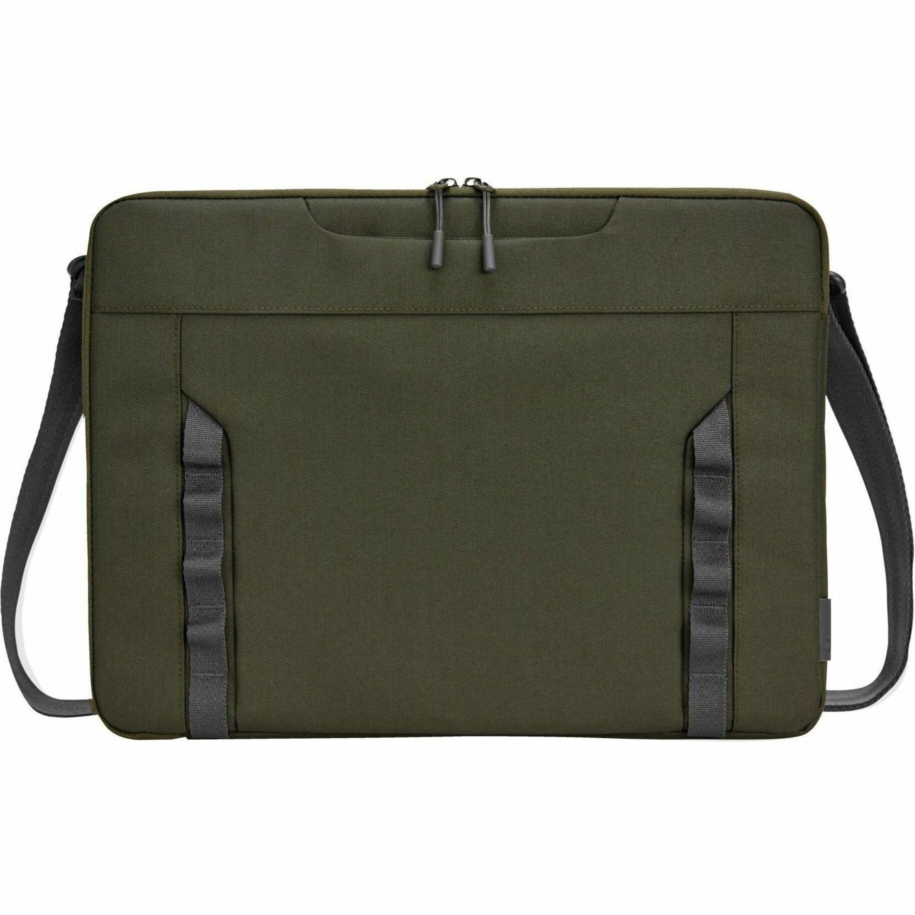 HP Carrying Case (Sleeve) for 15.6" Notebook - Gray, Green - Water Resistant - Plastic, Polyethylene Foam Body - Handle, Shoulder Strap - 1.59 gal Volume Capacity — alternate image1