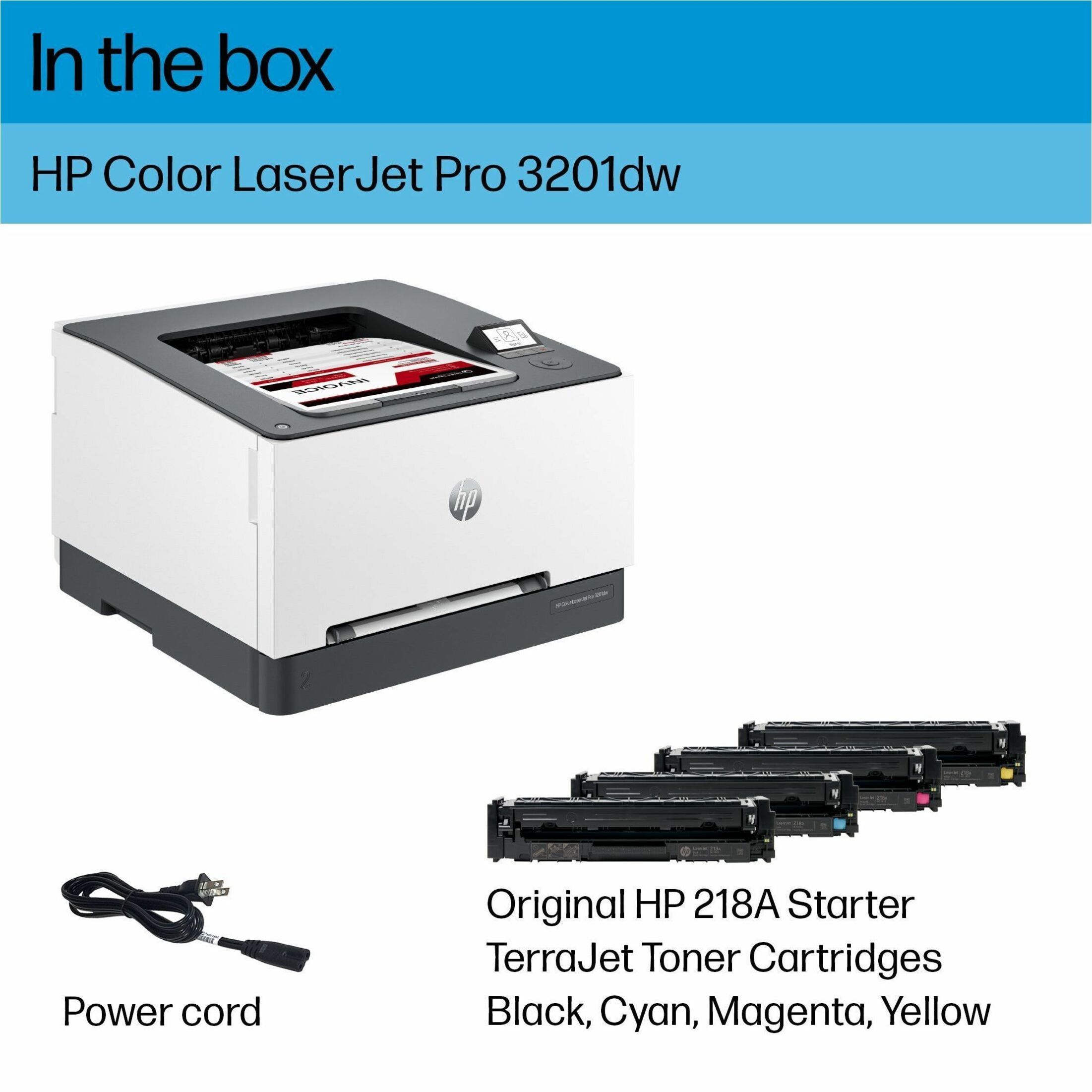 HP Color LaserJet Pro 3201dw Printer - 26 ppm Mono / 26 ppm Color - 600 x 600 dpi Print (600 x 600 dpi class) - Automatic Duplex Print - 250 Sheets Input - Ethernet - Wireless LAN - Plain Paper Print - Gigabit Ethernet - USB — alternate image5