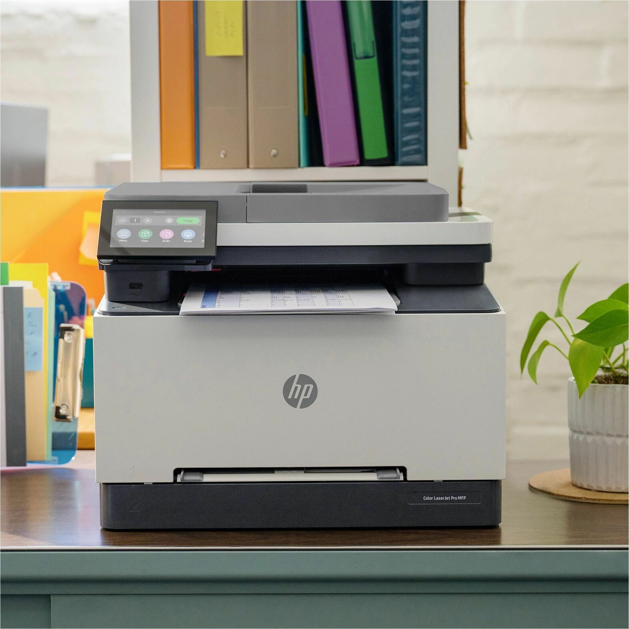 HP LaserJet Pro 3301fdw Wired & Wireless Laser Multifunction Printer - Color - Copier/Fax/Printer/Scanner - 26 ppm Mono/26 ppm Color Print - 600 x 600 dpi Print - Automatic Duplex Print - Up to 40000 Pages Monthly - Gigabit Ethernet - Wireless LAN - HP Smart App, Apple AirPrint, Mopria, Wi-Fi Direct - USB - For Plain Paper Print - 1 Each — alternate image12