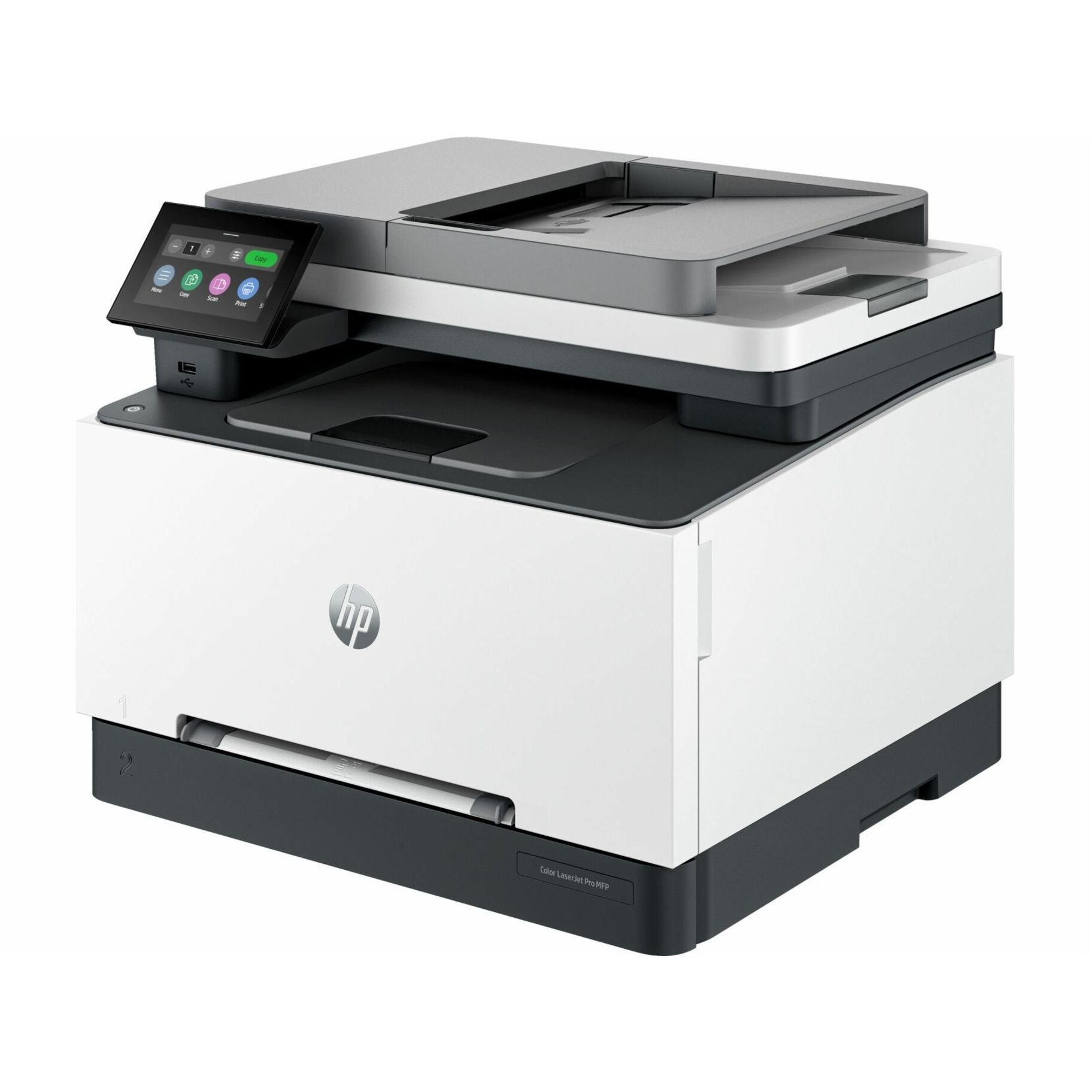 HP LaserJet Pro 3301fdw Wired & Wireless Laser Multifunction Printer - Color - Copier/Fax/Printer/Scanner - 26 ppm Mono/26 ppm Color Print - 600 x 600 dpi Print - Automatic Duplex Print - Up to 40000 Pages Monthly - Gigabit Ethernet - Wireless LAN - HP Smart App, Apple AirPrint, Mopria, Wi-Fi Direct - USB - For Plain Paper Print - 1 Each