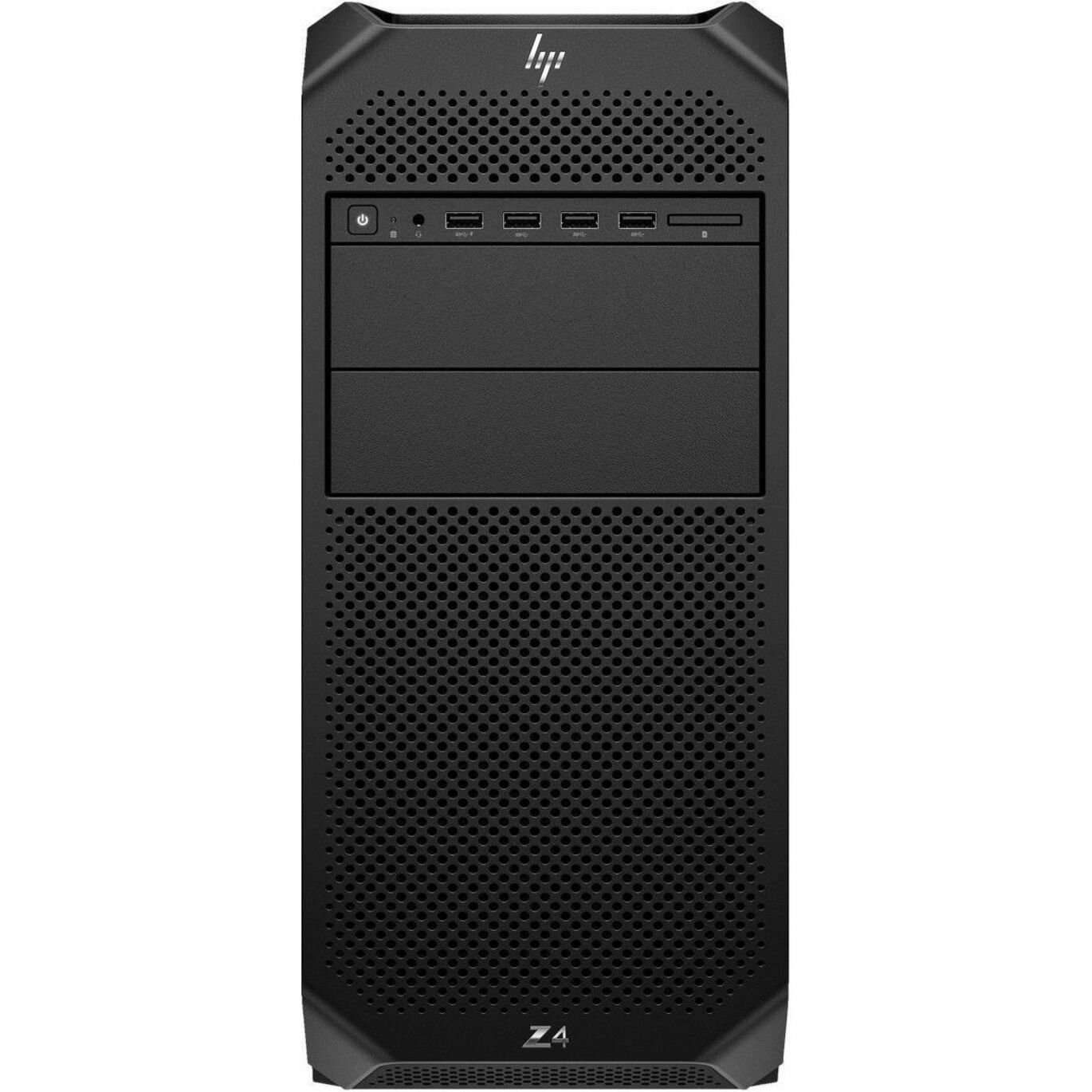 HP Z4 G5 Workstation - 1 Xeon w7-2475X - 128 GB - 512 GB SSD - Tower - Black - Intel W790 Chip - Serial ATA Controller - 0, 1, 5, 10 RAID Levels - Gigabit Ethernet — front