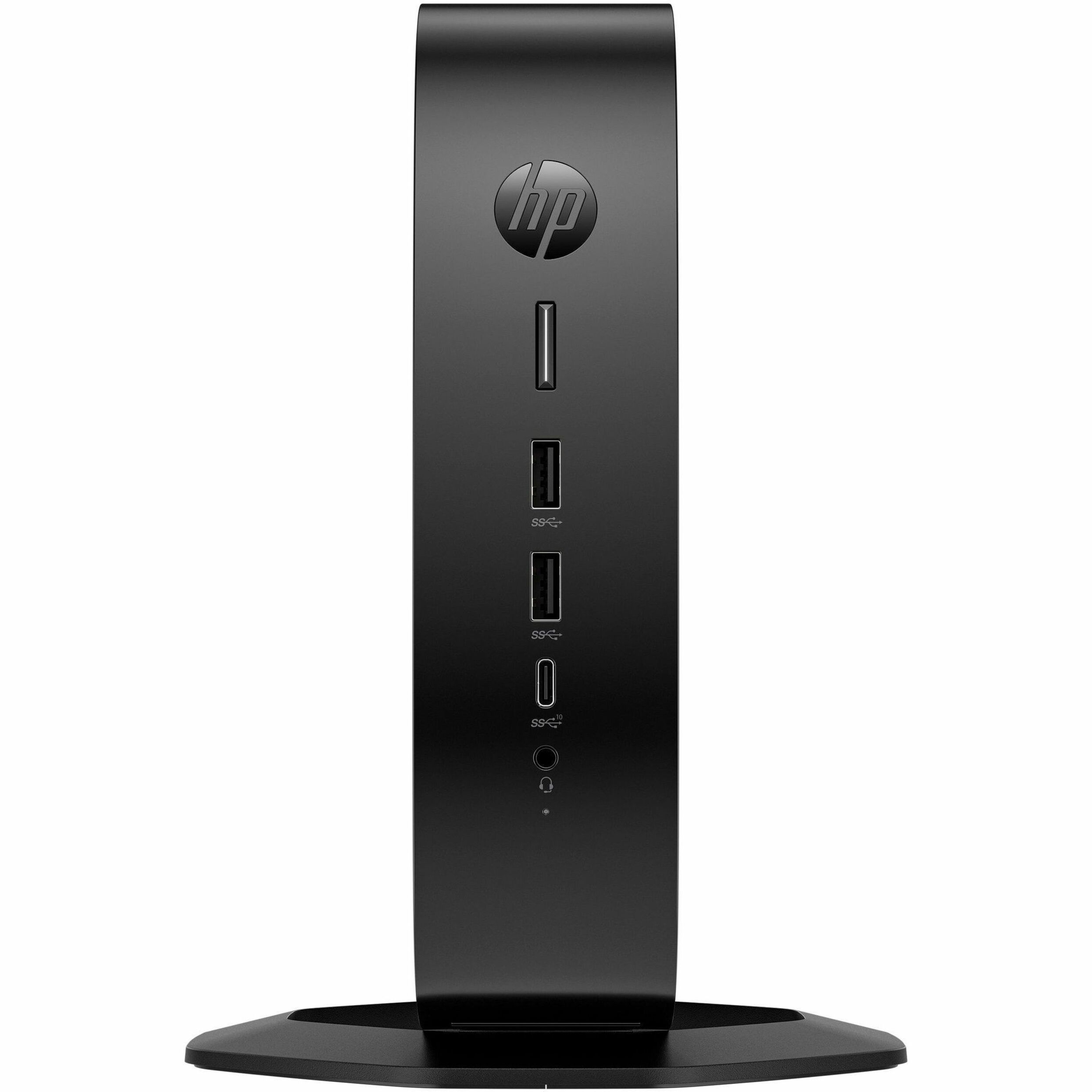 HP Elite t755 Thin Client Ryzen V2546 Hexa-core (6 Core) 3 GHz - TAA Compliant - AMD Chip - 16 GB RAM DDR4 SDRAM - 256 GB SSD - Gigabit Ethernet - Windows 10 - DisplayPort - Network (RJ-45) - 7 Total USB Port(s) - 2 USB 2.0 Port(s) - USB Type-C - 90 W — alternate image1