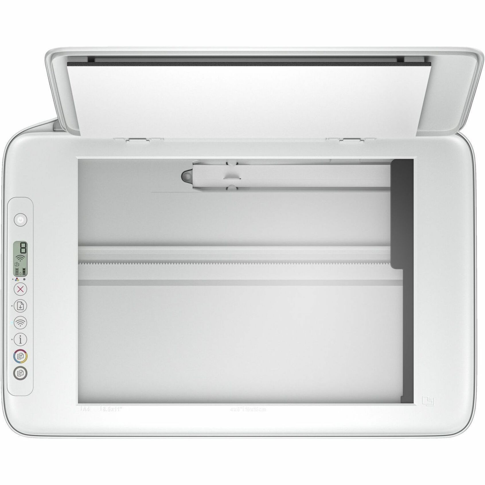 HP Deskjet 2842e Wireless Inkjet Multifunction Printer - Color - Copier/Printer/Scanner - 1200 x 1200 dpi Print - Manual Duplex Print - Up to 1000 Pages Monthly - Color Flatbed Scanner - Wireless LAN - ChromeOS - USB - For Plain Paper Print — alternate image3