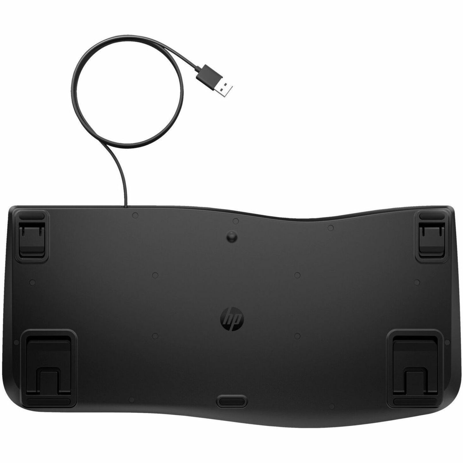 HP 485 Comfort Wired Keyboard (8T6M2AA) - Cable Connectivity - USB Type A Interface - Programmable, Dictation, Language Switch, CoPilot Hot Key(s) - Windows 11, Windows 10, macOS, iOS, ChromeOS - English (Canada) - PC, Mac - Plunger Keyswitch - Black — bottommaximum
