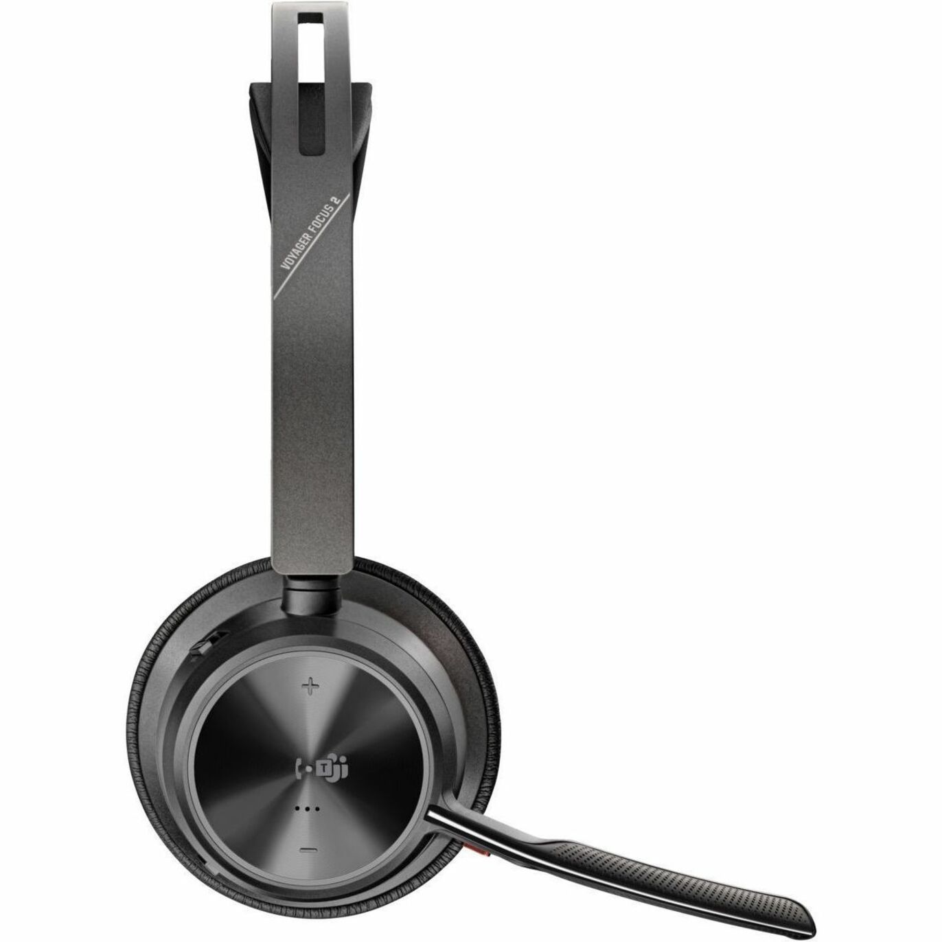 Poly Voyager Focus 2 Microsoft Teams Certified USBC-C Headset + USB-C/A Adapter TAA - Microsoft Teams Certification - Google Assistant, Siri - Stereo - USB Type C - Wired/Wireless - Bluetooth - 298.6 ft - Over-the-head - Binaural - Supra-aural - 4" Cable - Omni-directional, Discreet Microphone - Noise Canceling - Black - TAA Compliant — rightmaximum