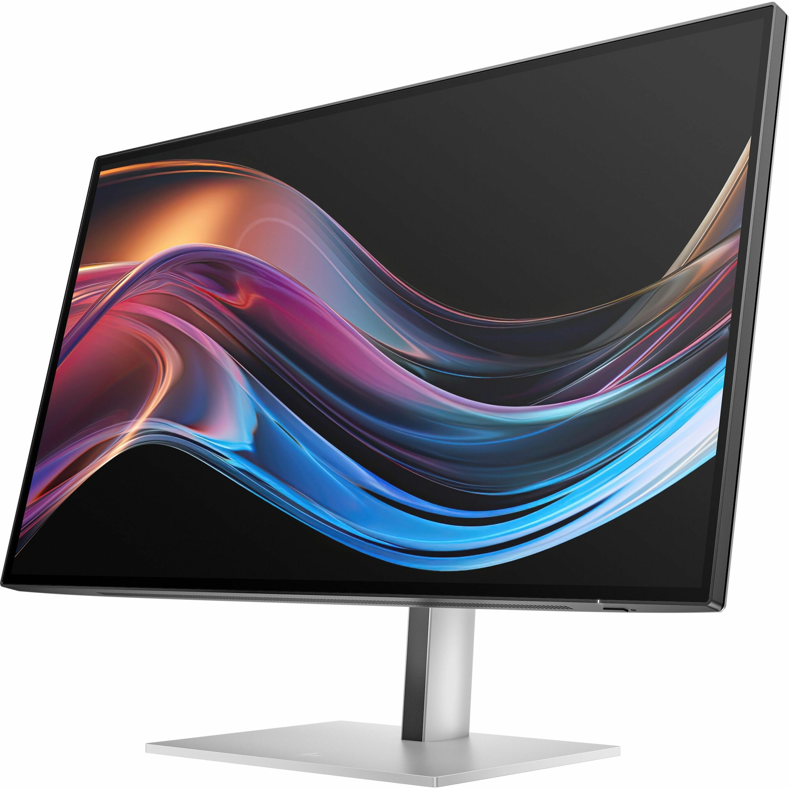 HP 727pk 27" Class 4K UHD LCD Monitor - 16:9 - Natural Silver - 27" Viewable - In-plane Switching (IPS) Black Technology - 3840 x 2160 - 1.07 Billion Colors - 400 Nit - 5 ms - 60 Hz Refresh Rate - USB Type-C - HDMI - DisplayPort - VESA Mount Compatible - KVM Switch, USB Hub