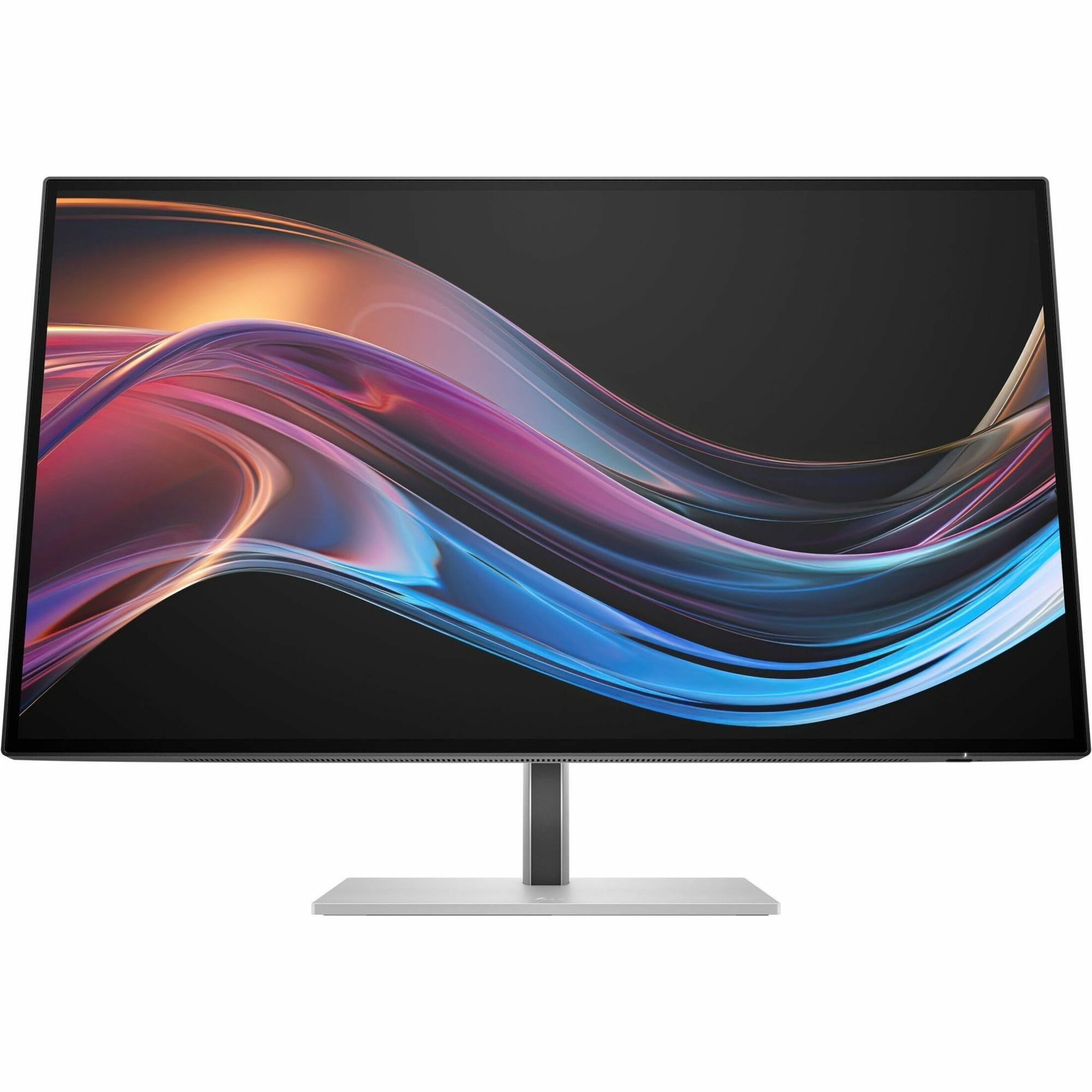 HP 727pk 27" Class 4K UHD LCD Monitor - 16:9 - Natural Silver - 27" Viewable - In-plane Switching (IPS) Black Technology - 3840 x 2160 - 1.07 Billion Colors - 400 Nit - 5 ms - 60 Hz Refresh Rate - Swivel, Height, Pivot, Tilt - USB Type-C - HDMI - DisplayPort - KVM Switch, USB Hub — frontmaximum