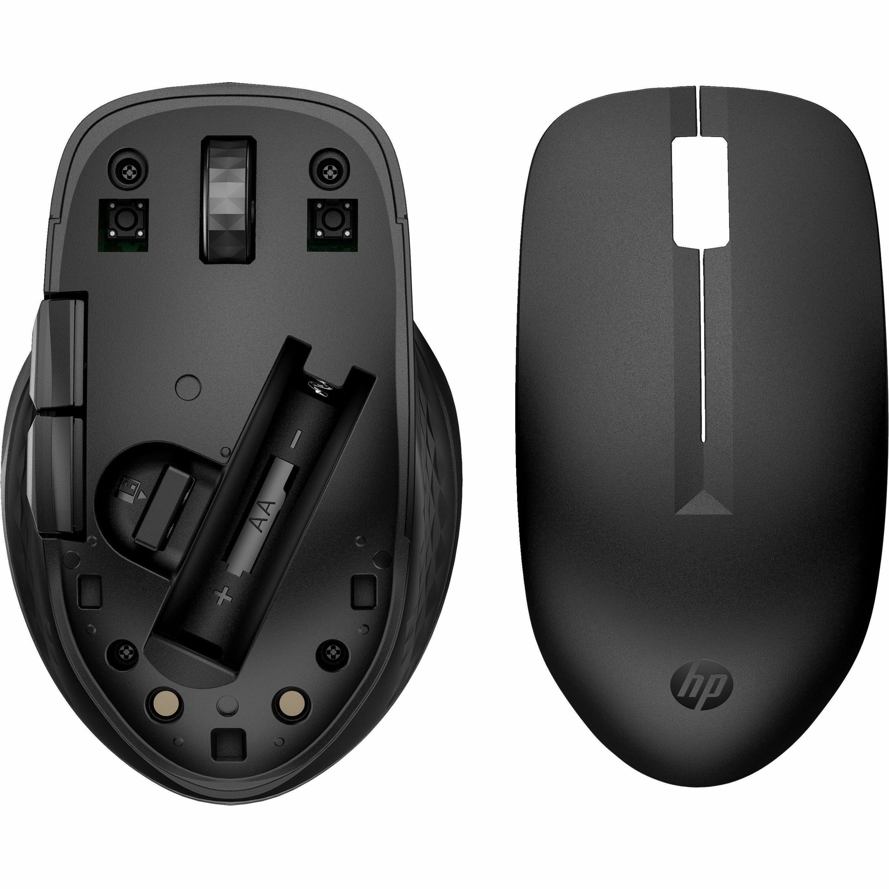 HP 435 Multi-Device Wireless Mouse (3B4Q5UT) - Wireless - 32.81 ft - Bluetooth/Radio Frequency - 2.40 GHz - USB Type A - 4000 dpi - Scroll Wheel - 5 Button(s) - 4 Programmable Button(s) - Symmetrical - 1 x AA Battery Supported — alternate image5