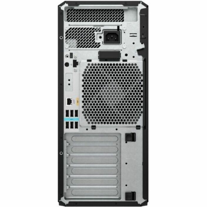 HP Z4 G5 Workstation - 1 Xeon w5-2455X - 32 GB - Tower - Black - Intel W790 Chip - Serial ATA Controller - 0, 1, 5, 10 RAID Levels - Gigabit Ethernet — rear