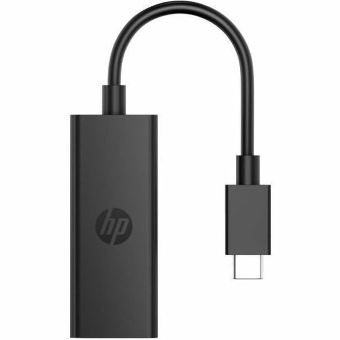 HP USB-C to DisplayPort Adapter G2 - 1 x DisplayPort 1.4 Digital Audio/Video - Female - 1 x USB Type C - Male - 7680 x 4320 Supported - Black — alternate image3