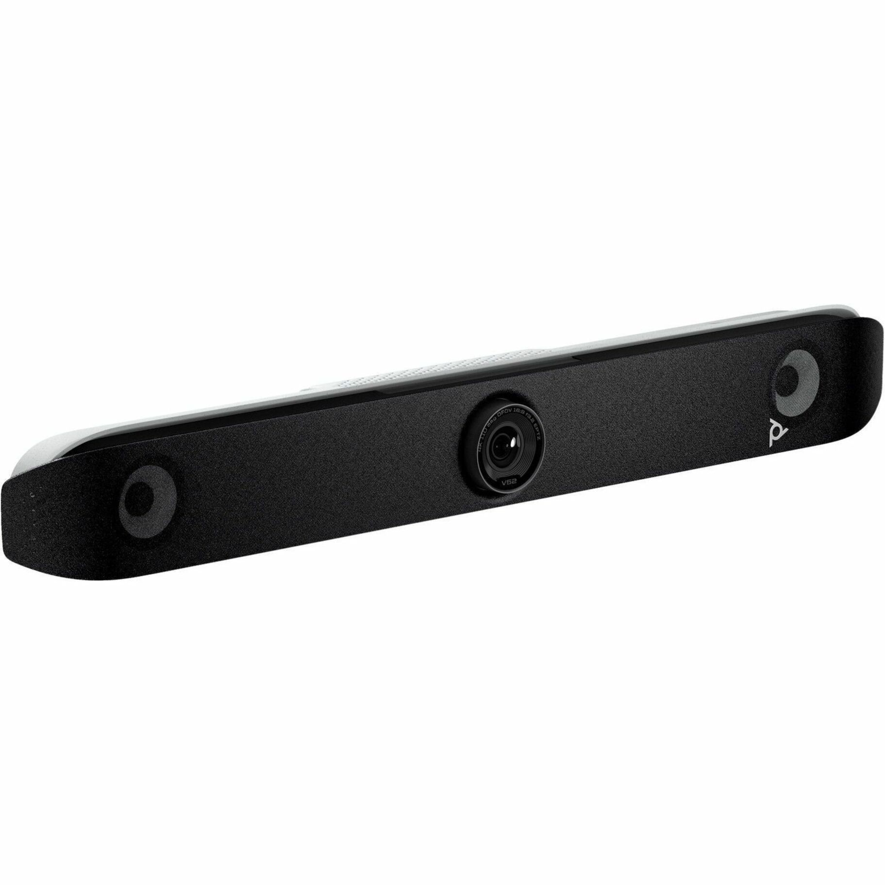 Poly Studio V52 USB Video Bar - For Video Conferencing, Meeting Space - Medium Room Size Supported - 3840 x 2160 Video (Live) - 4K UHD - 1 x Network (RJ-45) - 1 x HDMI In - 2 x HDMI Out - USB - Internal Speaker(s) — alternate image3