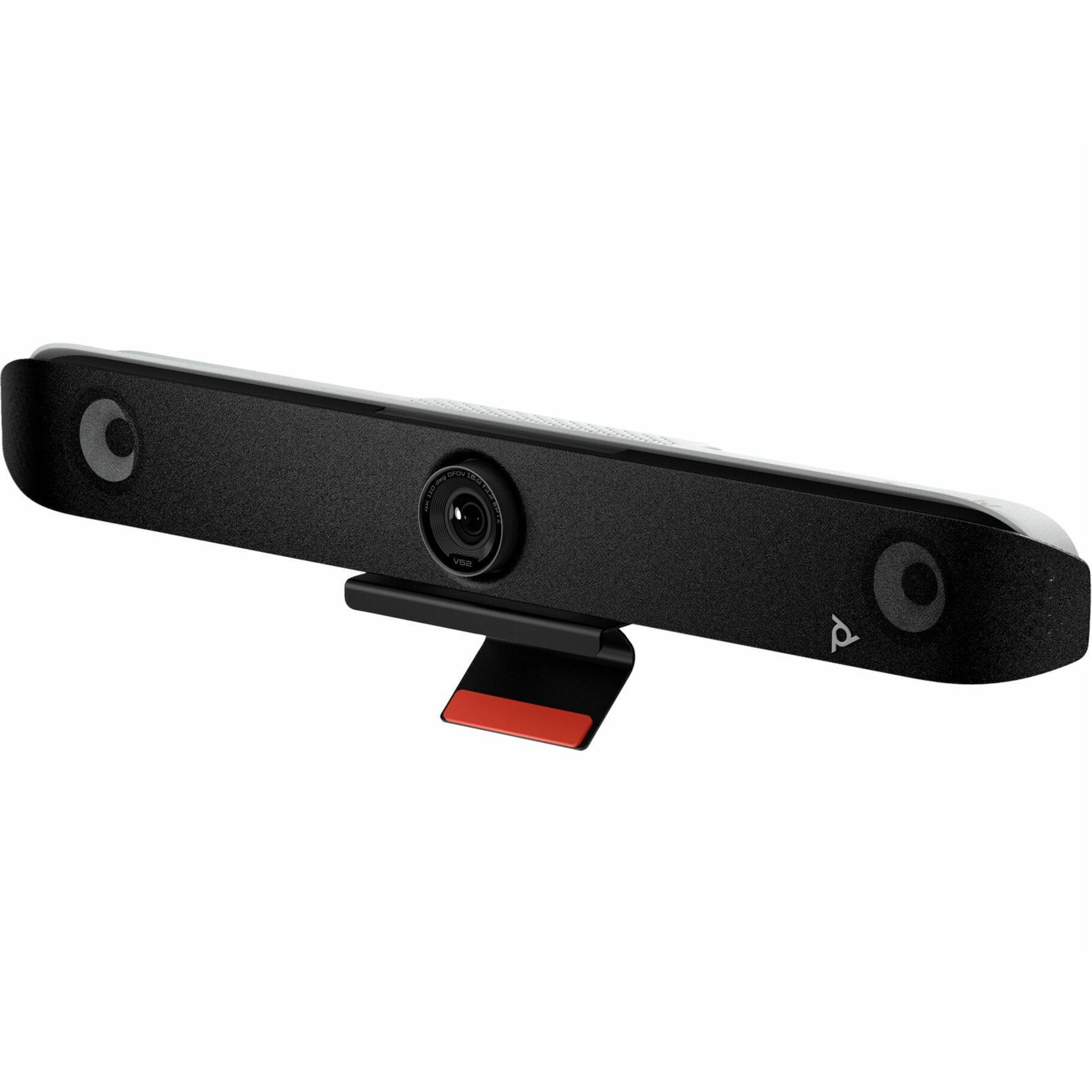 Poly Studio V52 USB Video Bar - For Video Conferencing, Meeting Space - Medium Room Size Supported - 3840 x 2160 Video (Live) - 4K UHD - 1 x Network (RJ-45) - 1 x HDMI In - 2 x HDMI Out - USB - Internal Speaker(s)