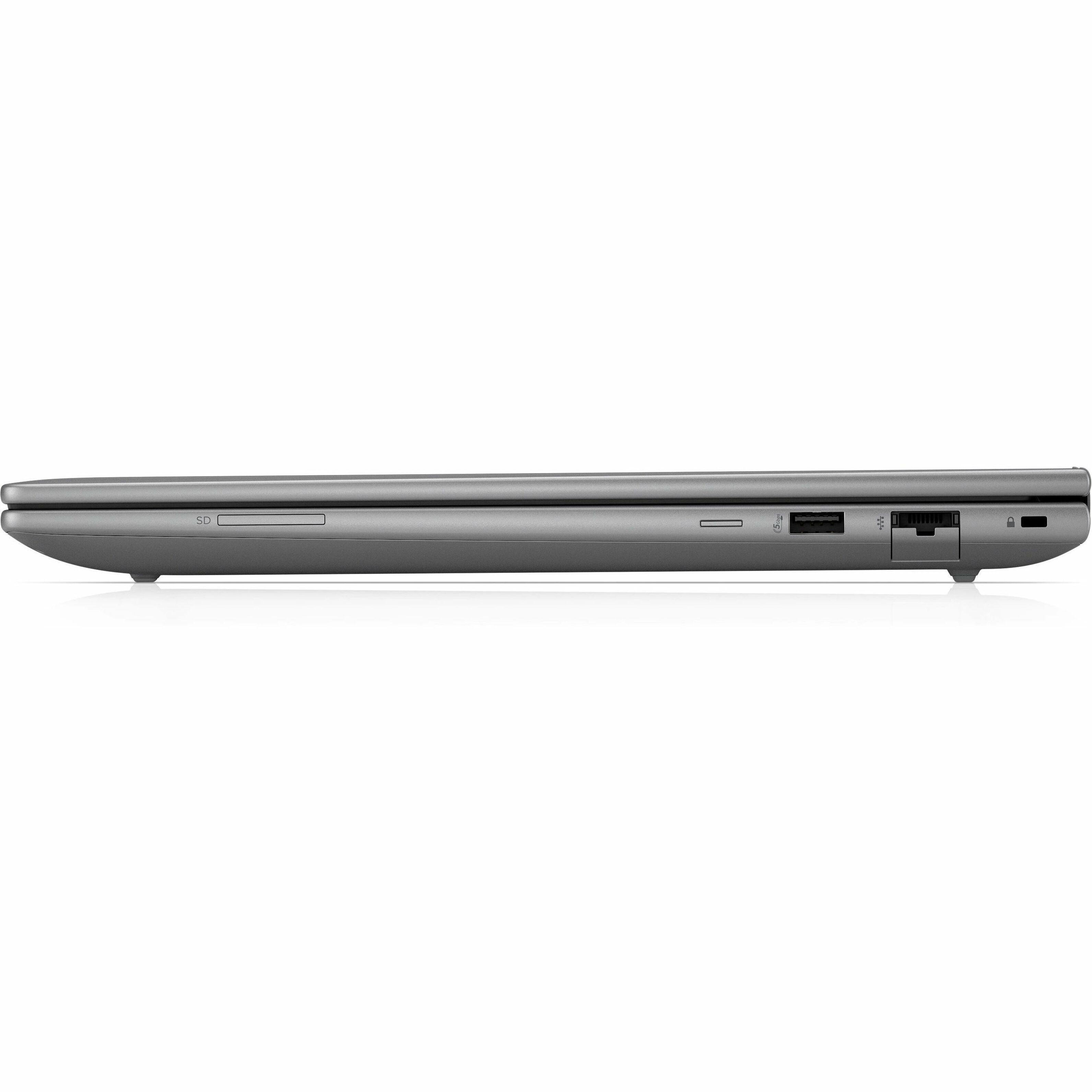 HP ZBook Power G11 16" Mobile Workstation - Intel Core Ultra 7 165H - vPro Technology - 64 GB - 512 GB SSD - Intel Chip - In-plane Switching (IPS) Technology, Eyesafe - IEEE 802.11ax Wireless LAN Standard — left