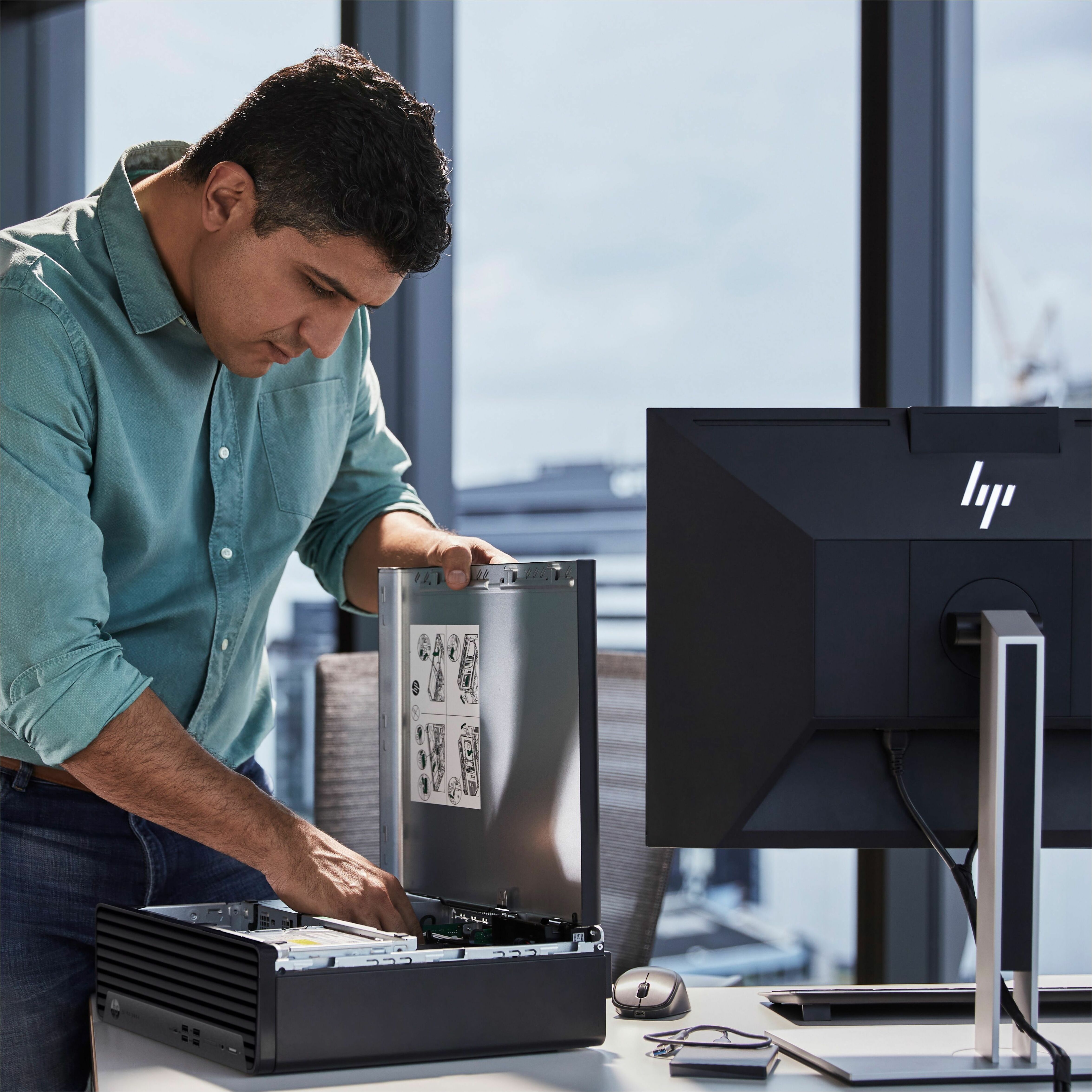 HP Elite 800 G9 Desktop Computer - Intel Core i5 14th Gen i5-14500 - 16 GB - 256 GB SSD - Small Form Factor - Intel Q670 Chip — life style