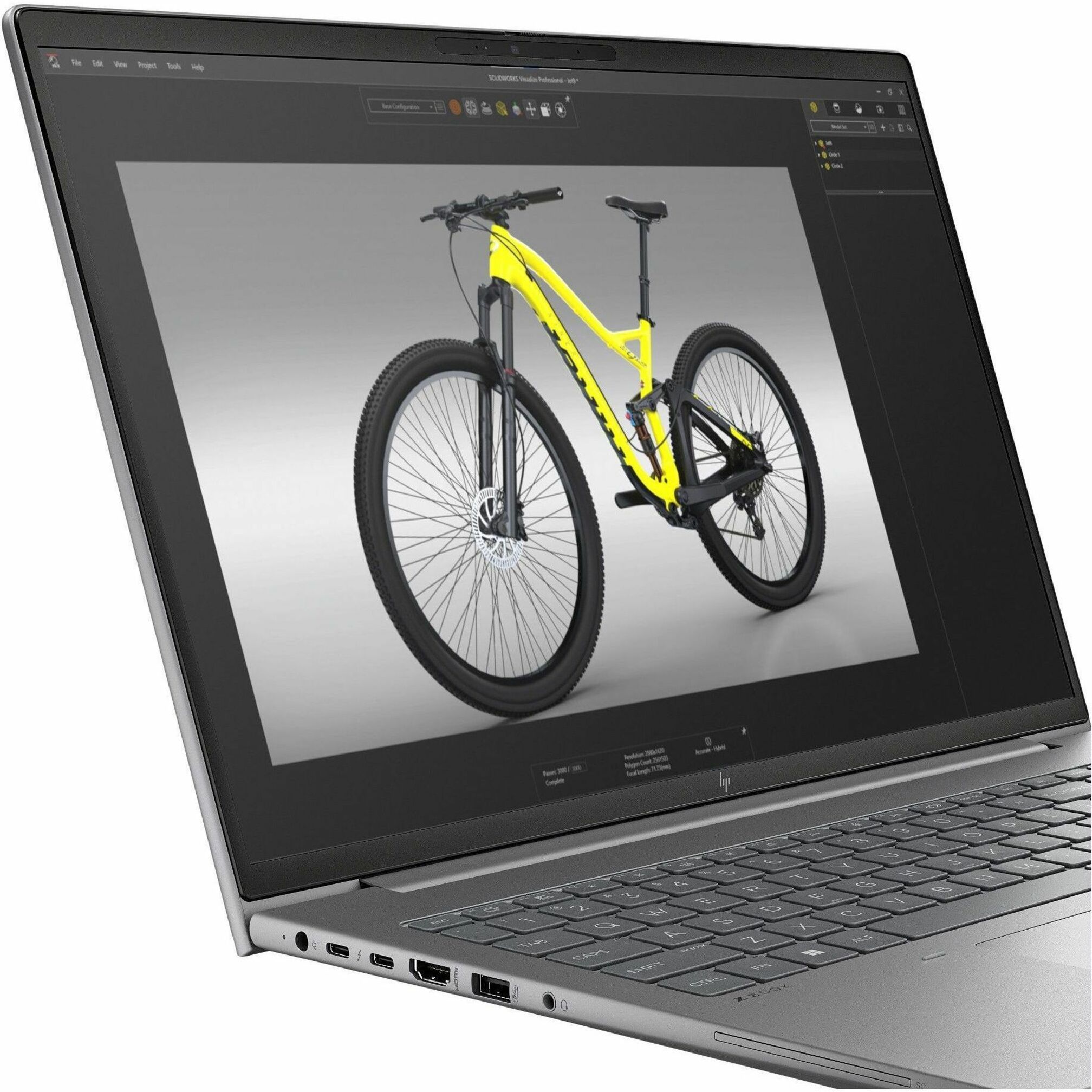 HP ZBook Power G11 A 16" Mobile Workstation - AMD Ryzen 9 Ryzen 8000 Series 8945HS - 32 GB - 512 GB SSD - AMD Chip - In-plane Switching (IPS) Technology, Eyesafe - IEEE 802.11ax Wireless LAN Standard - Wi-Fi 6E — alternate image11